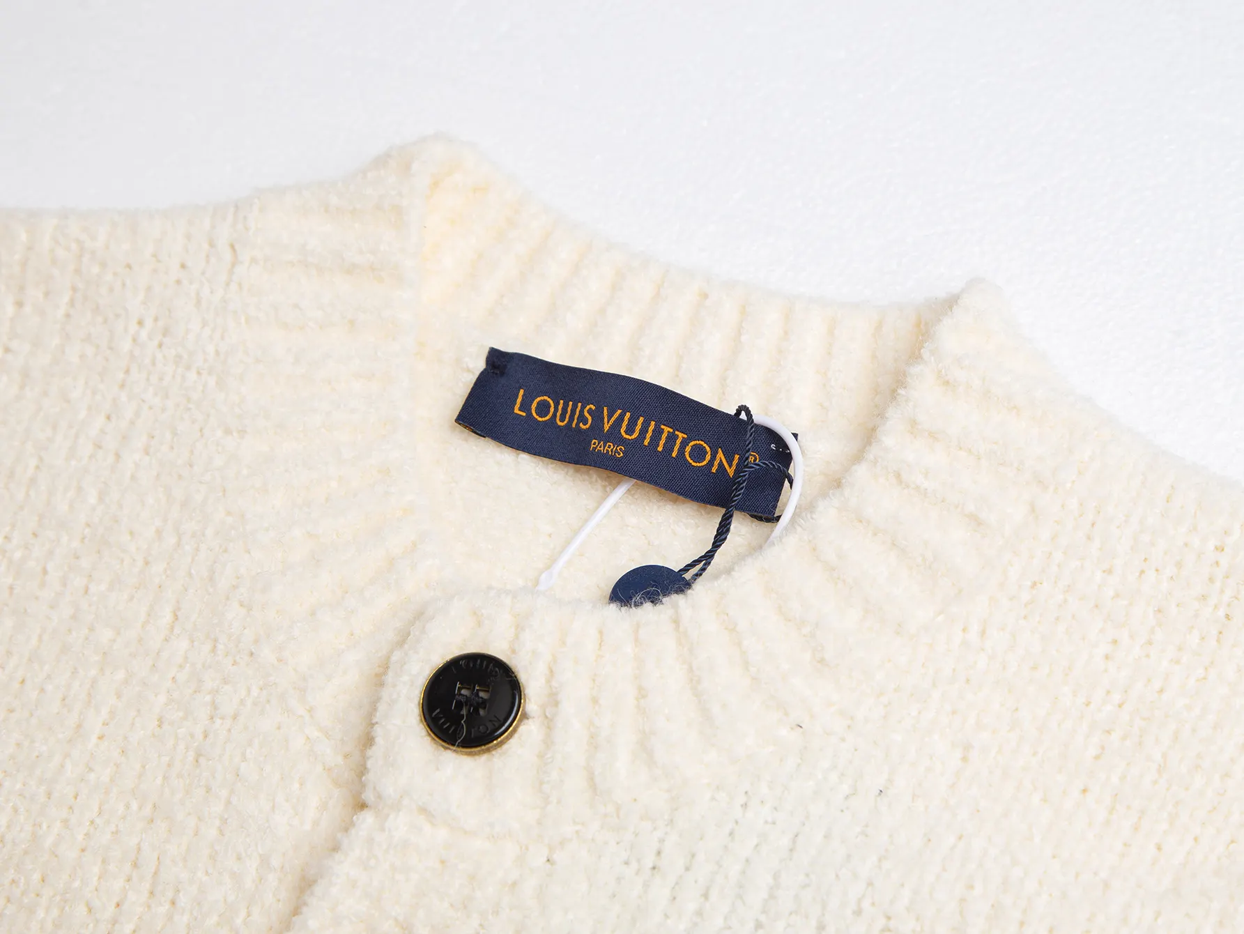 Logo Intarsia Wool-Blend Cardigan D22016388 — view 4