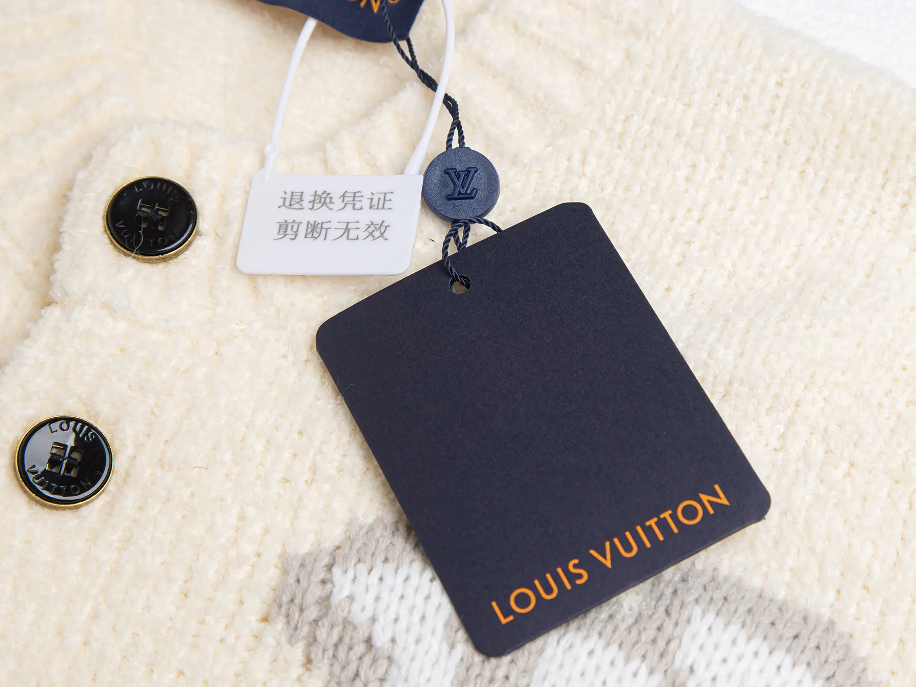 Logo Intarsia Wool-Blend Cardigan D22016388 — view 5
