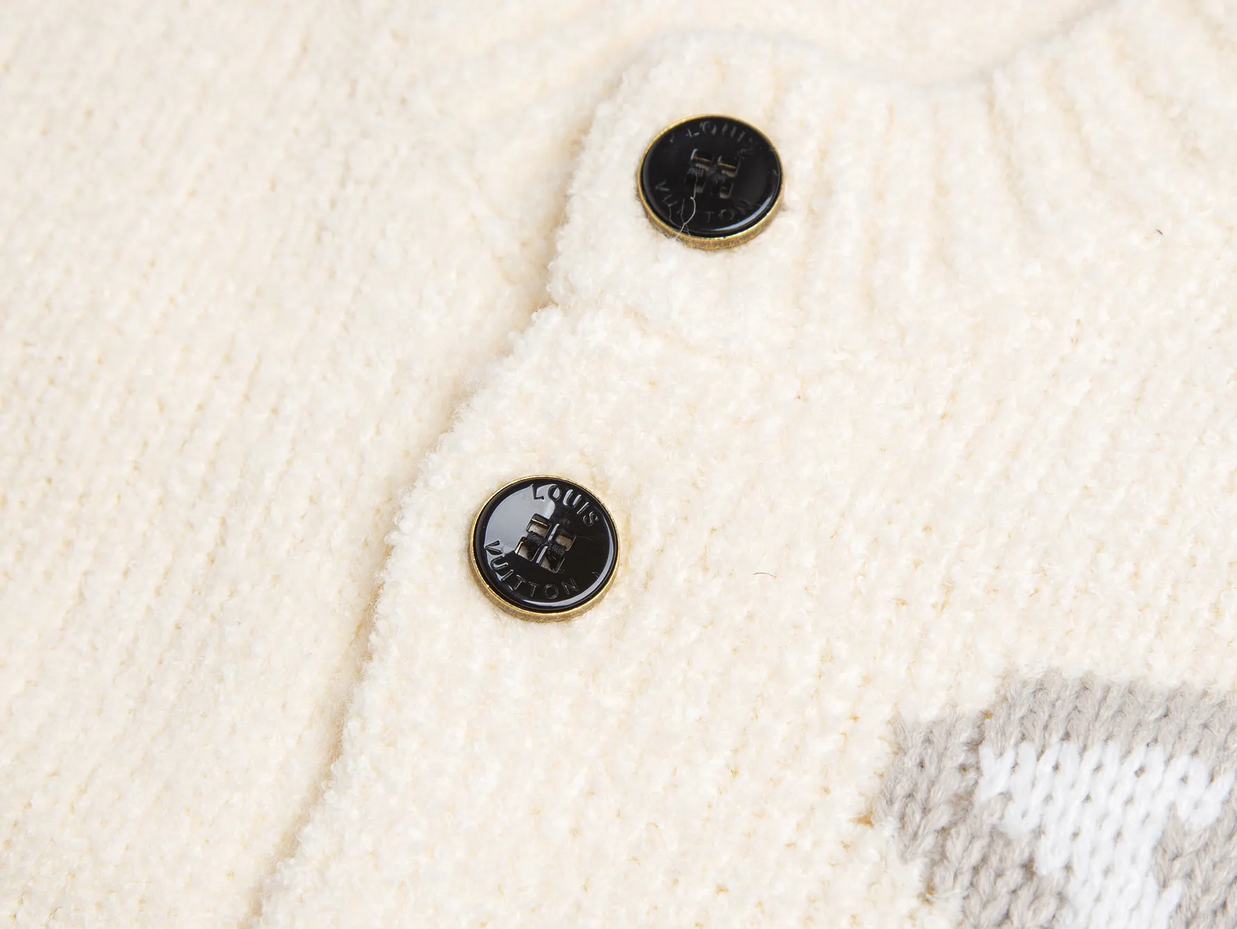 Logo Intarsia Wool-Blend Cardigan D22016388 — view 6