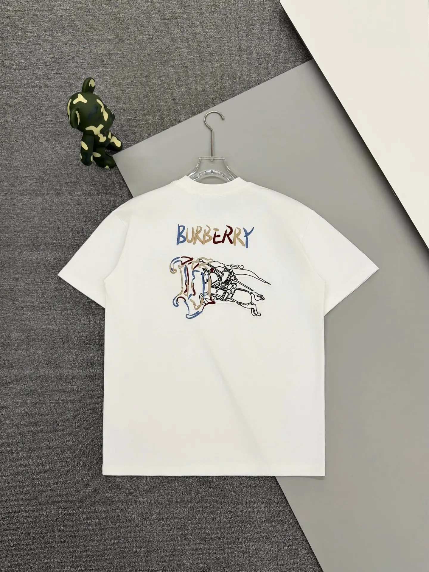 Embroidered EKD Logo Cotton T-Shirt D13513784 — view 2