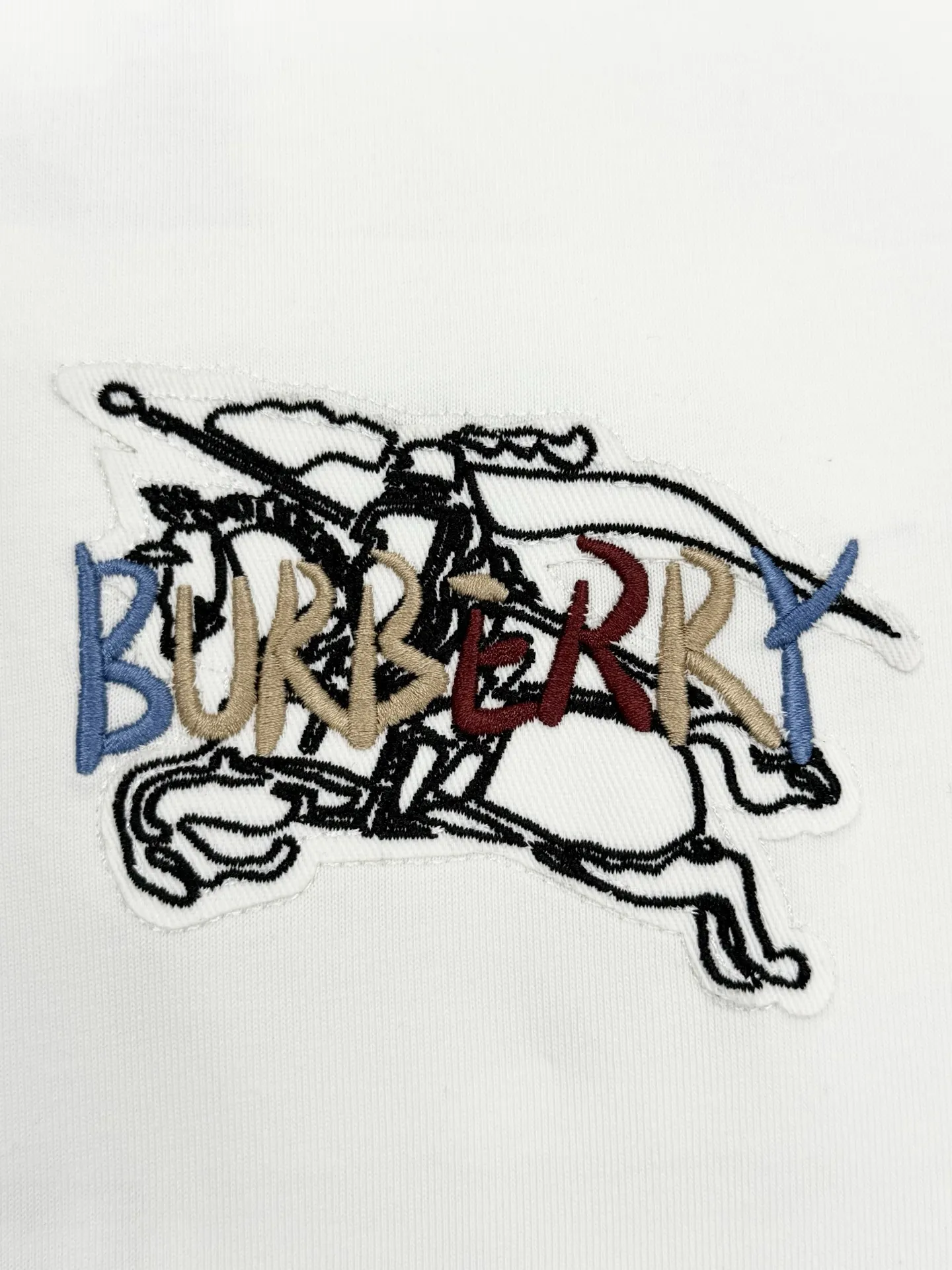 Embroidered EKD Logo Cotton T-Shirt D13513784 — view 4