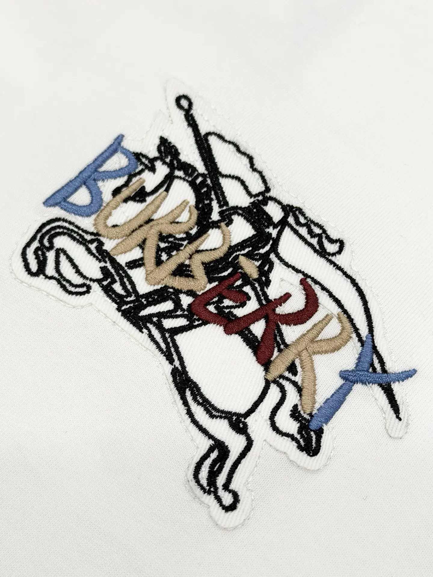 Embroidered EKD Logo Cotton T-Shirt D13513784 — view 5