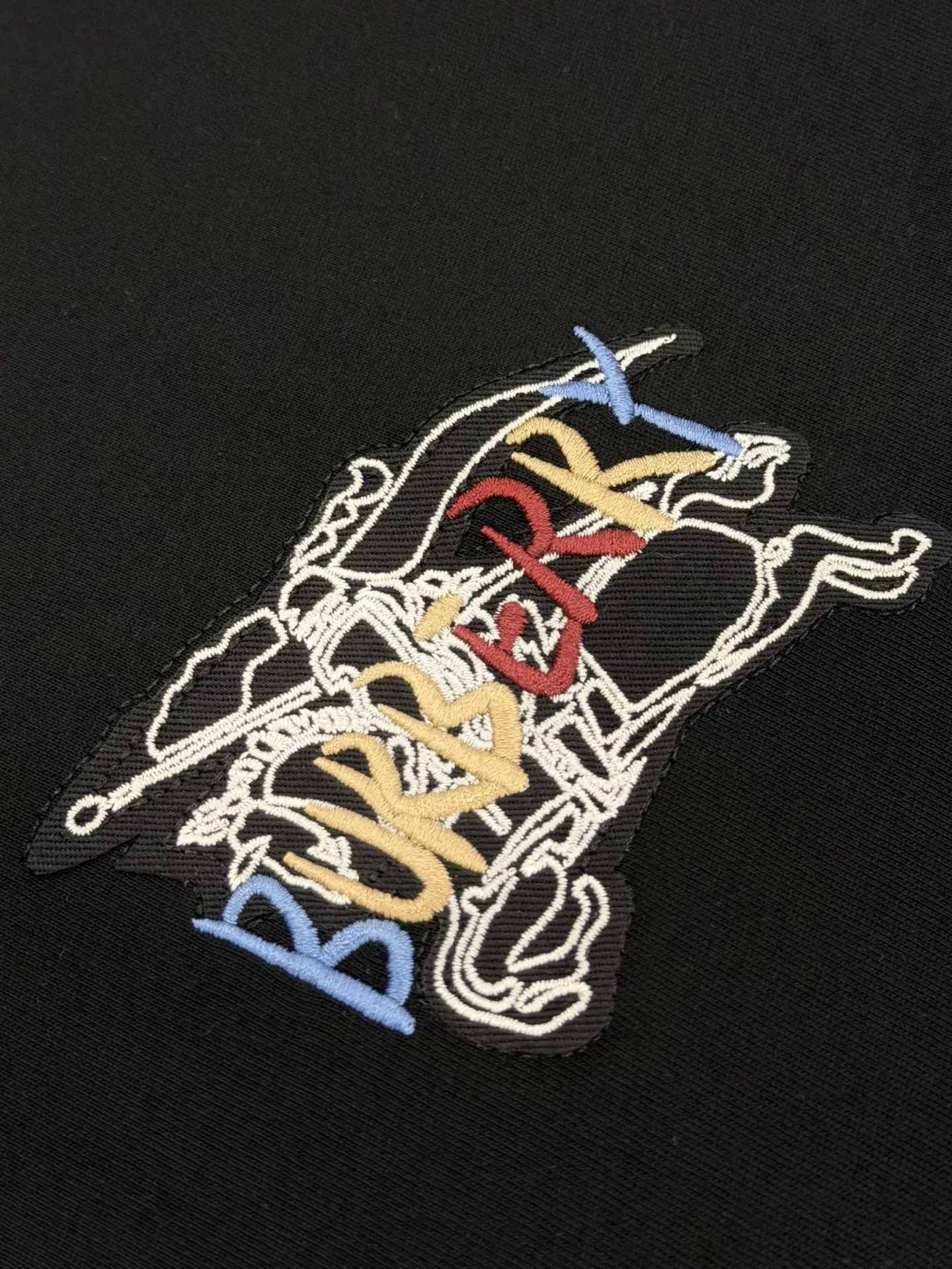Embroidered Rainbow Equestrian Knight T-Shirt D13513785 — view 5