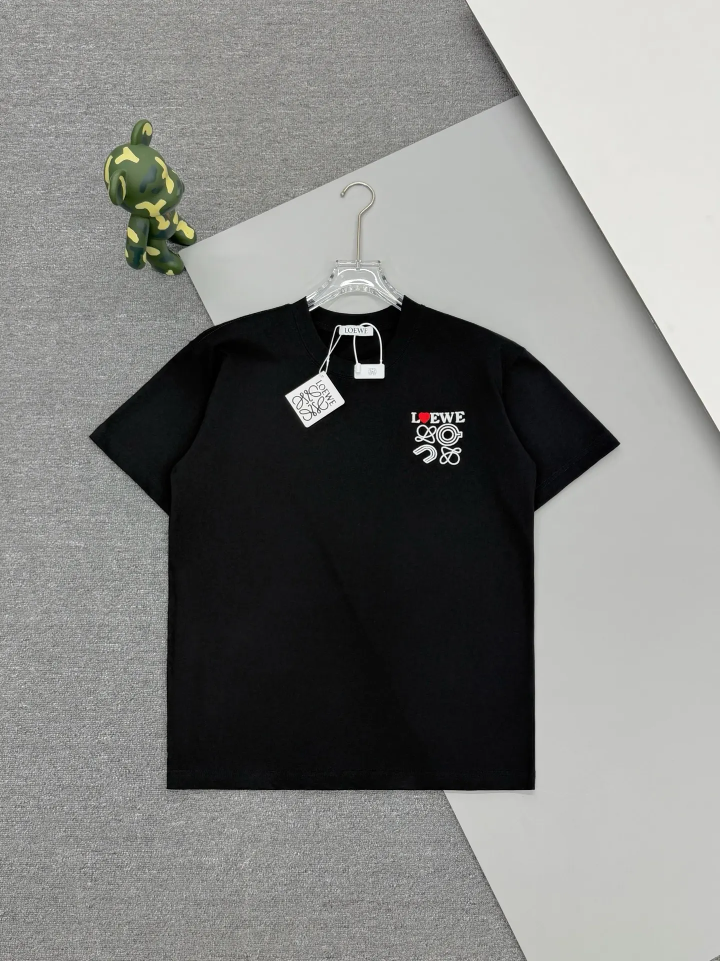 Logo Embroidery Heavyweight Cotton T-Shirt D13513787