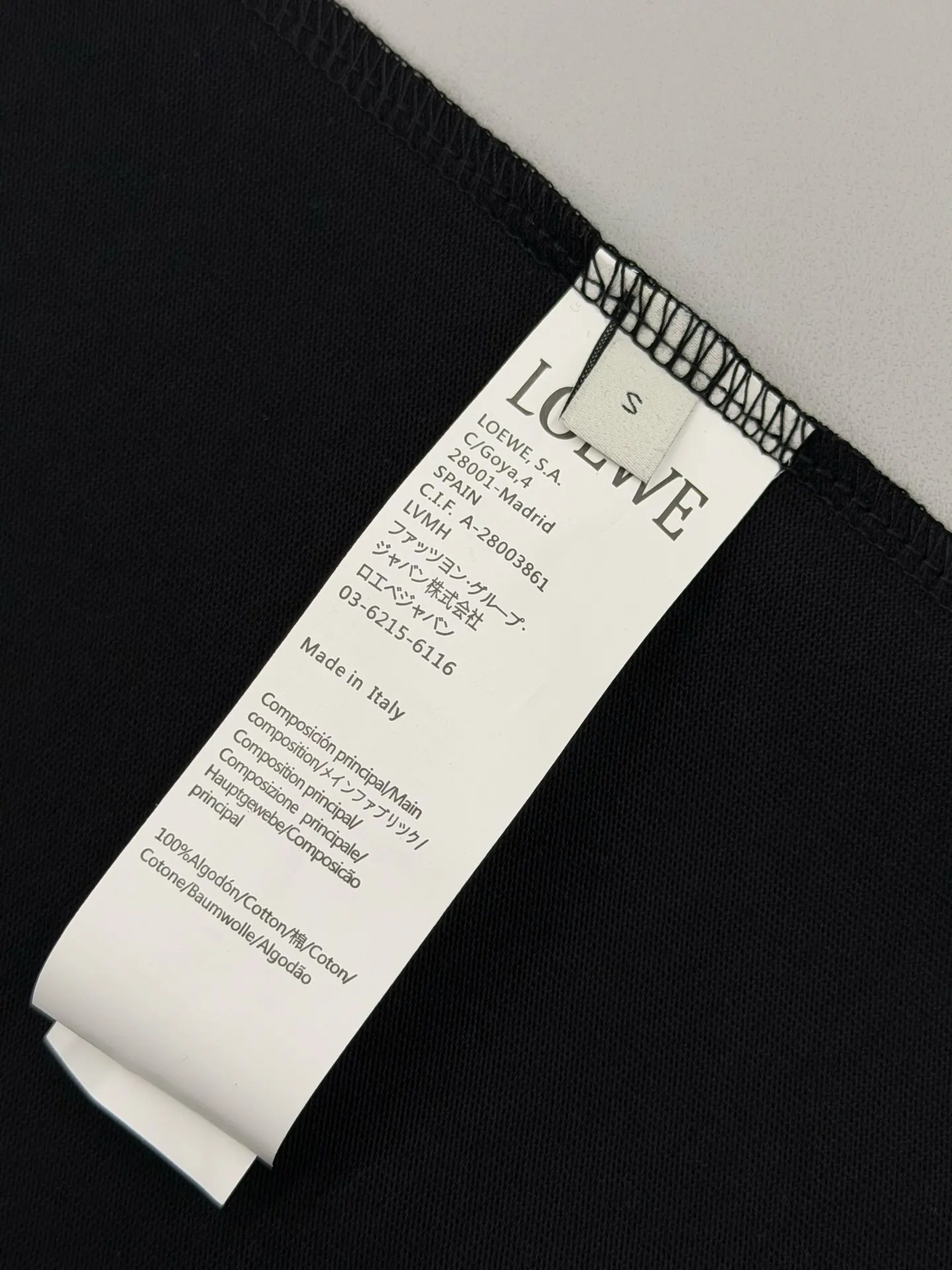 Logo Embroidery Heavyweight Cotton T-Shirt D13513787 — view 6