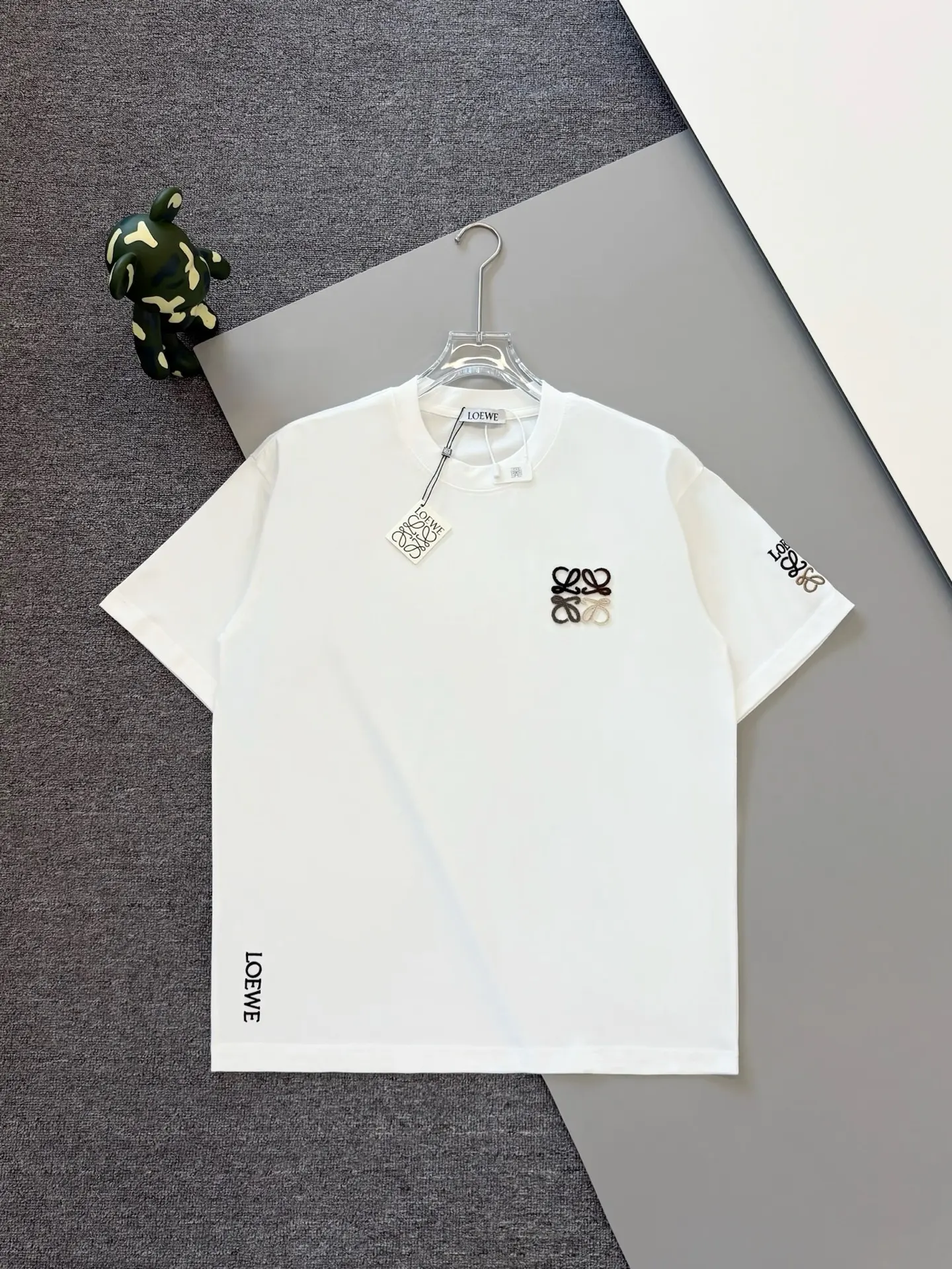 Anagram Embroidered Cotton T-Shirt D13513766