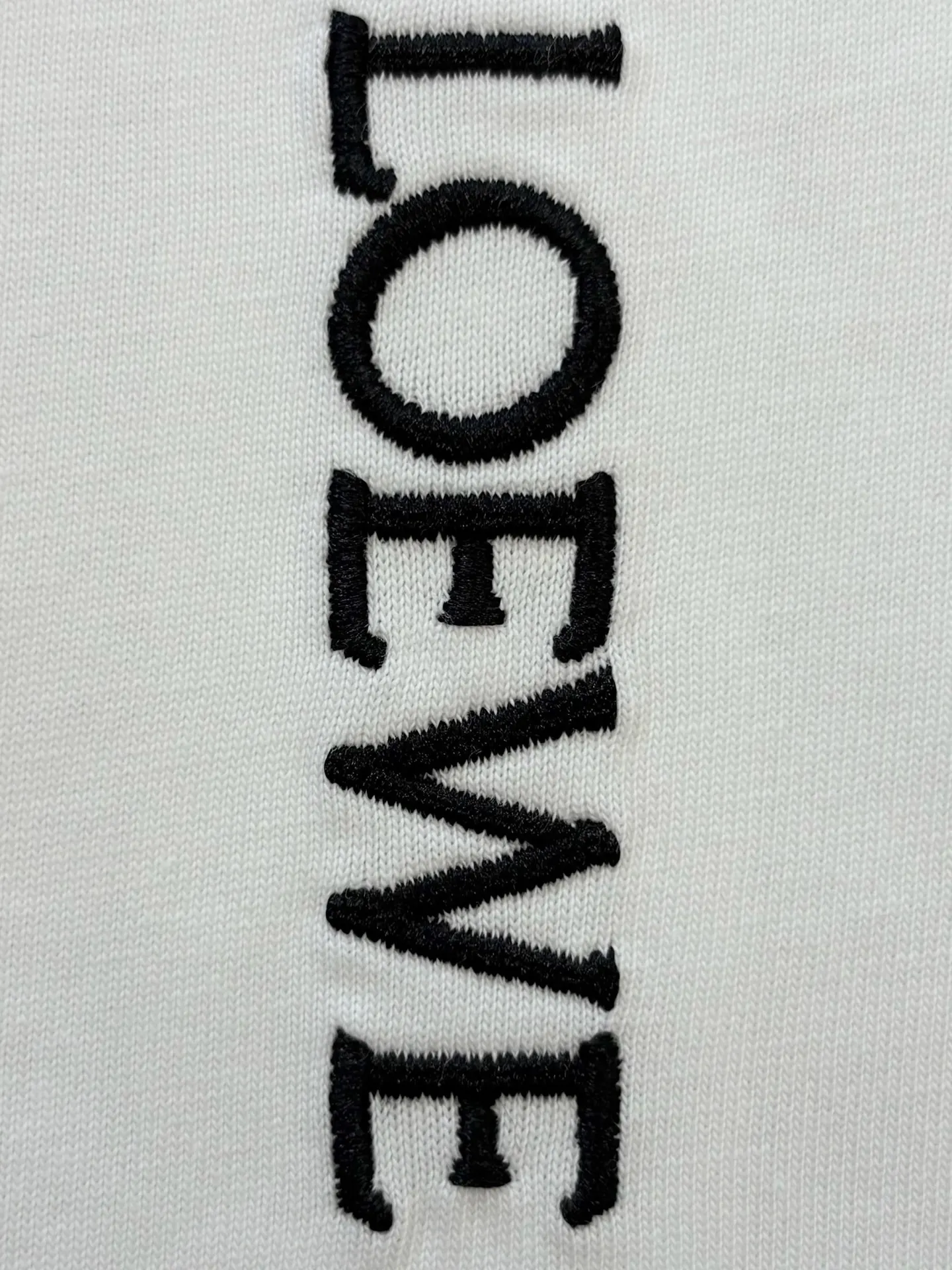 Anagram Embroidered Cotton T-Shirt D13513766 — view 6