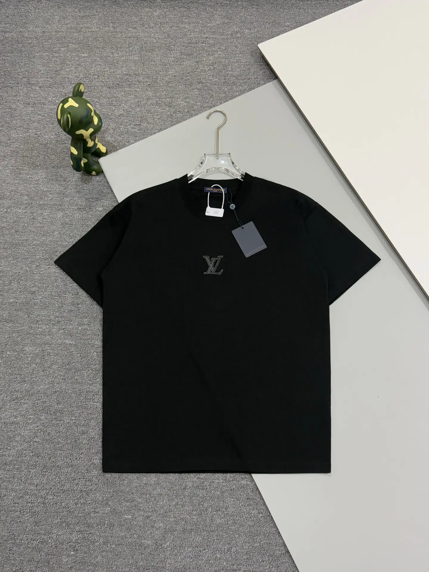 Leather Patch Logo Cotton T-Shirt D13513805