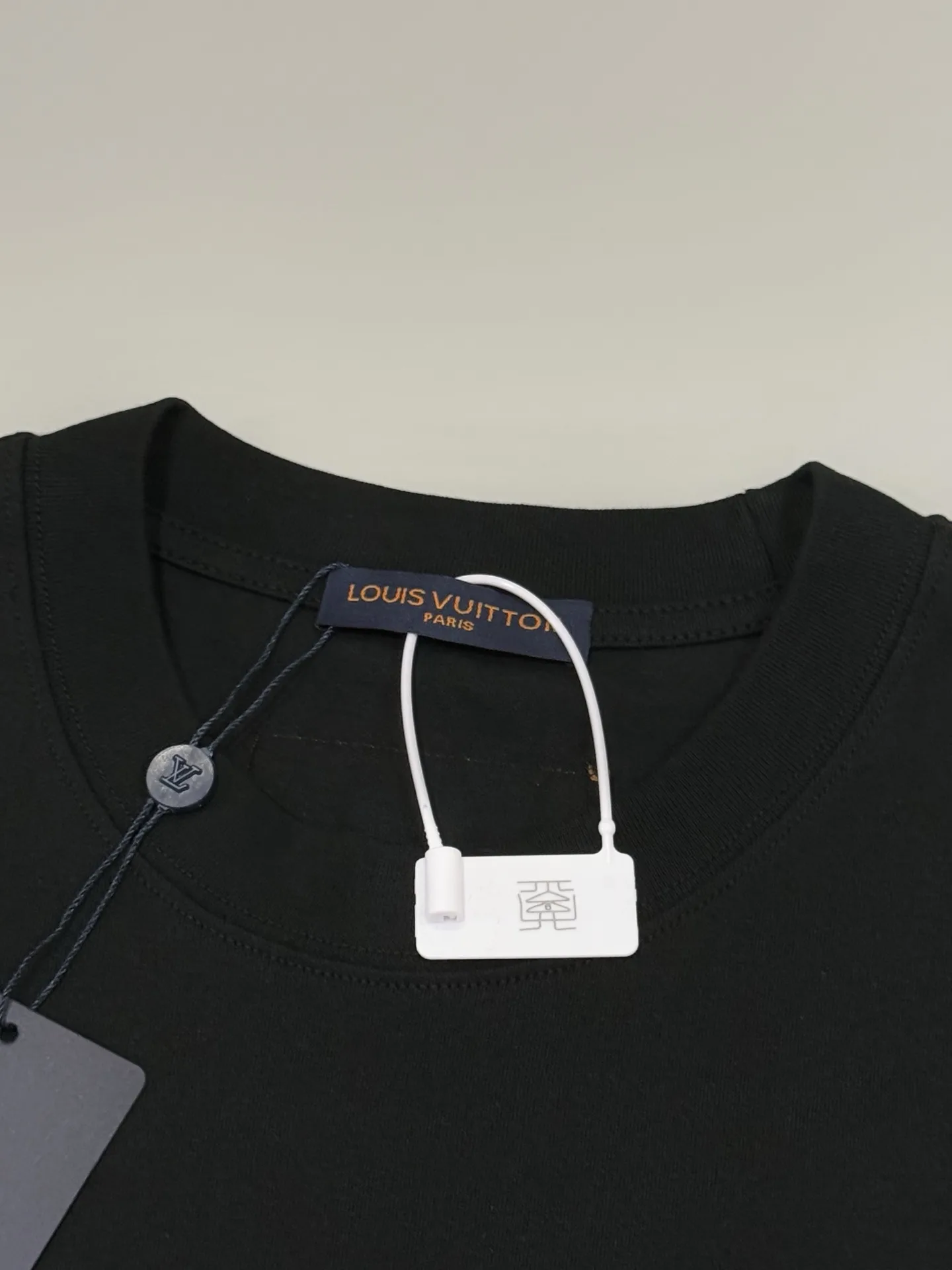 Leather Patch Logo Cotton T-Shirt D13513805 — view 3