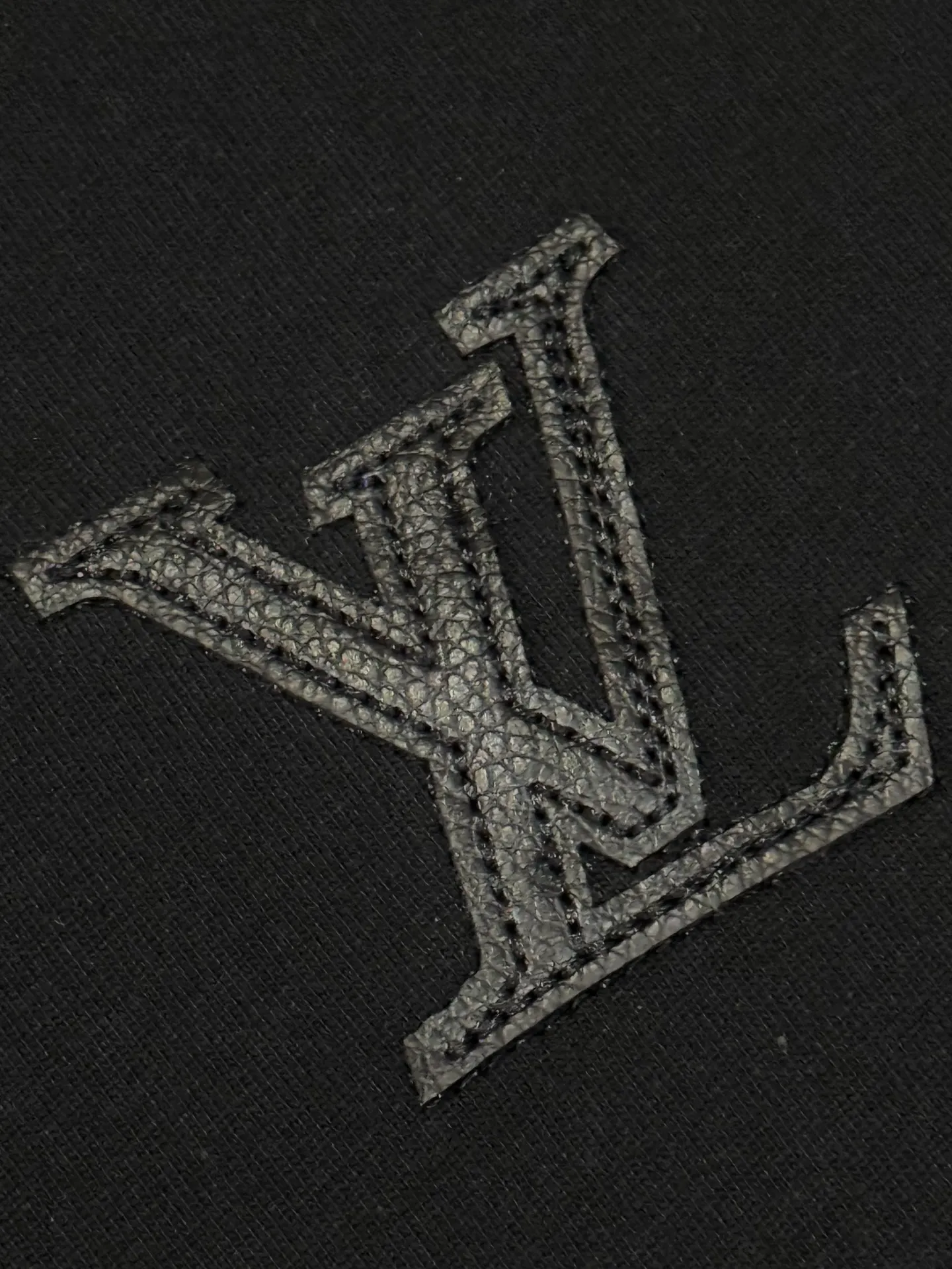 Leather Patch Logo Cotton T-Shirt D13513805 — view 5