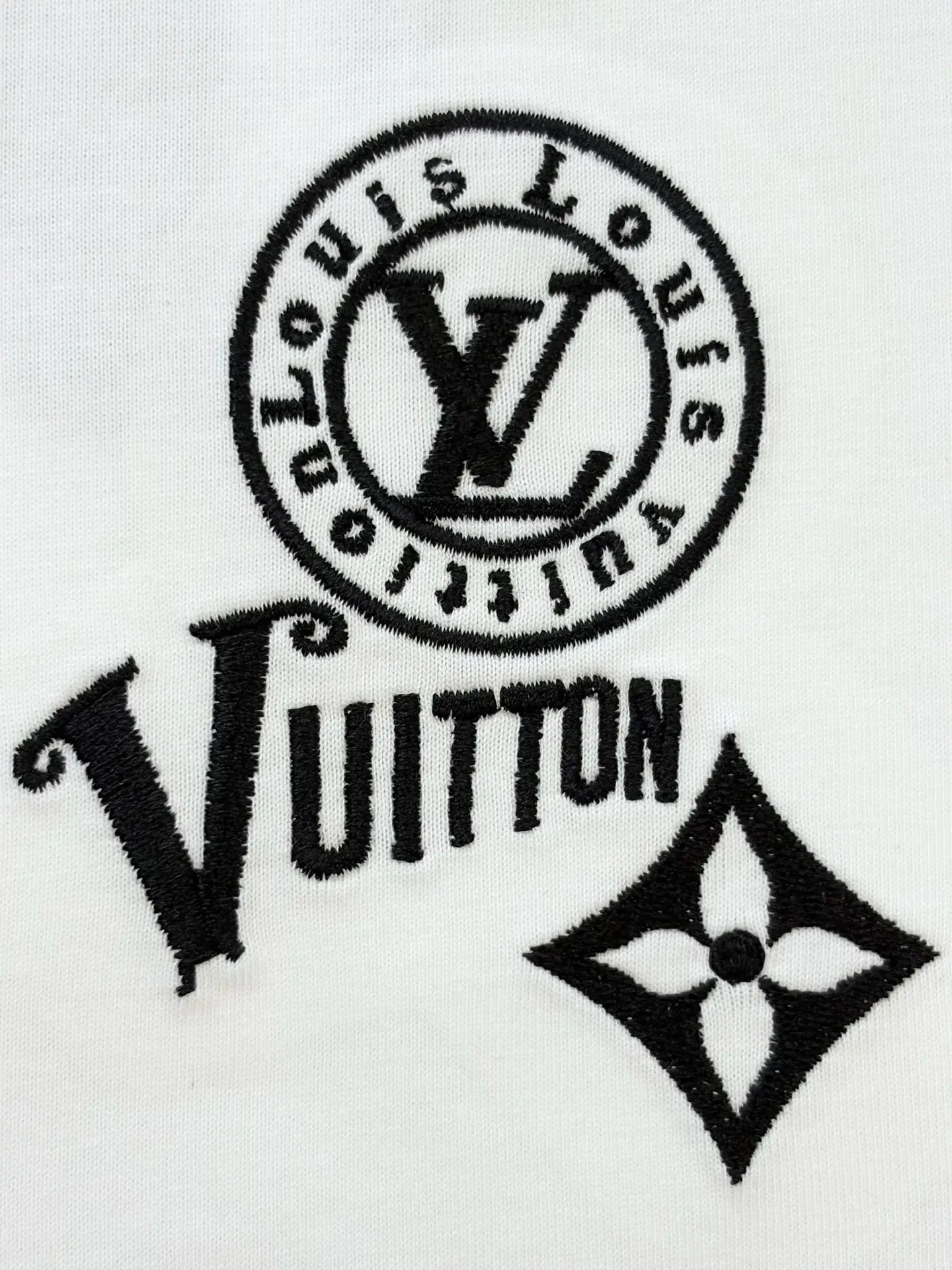 Embroidered Logo Cotton T-Shirt D13513764 — view 4