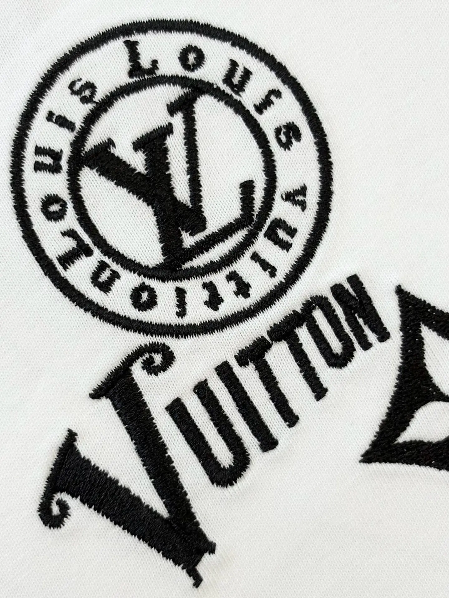 Embroidered Logo Cotton T-Shirt D13513764 — view 5