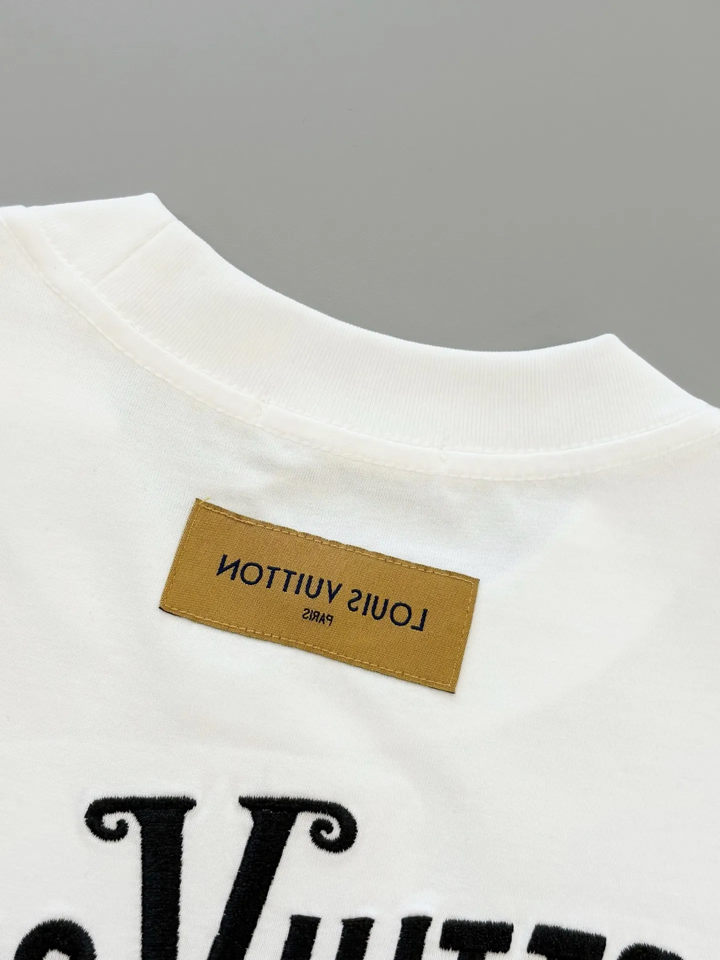 Embroidered Logo Cotton T-Shirt D13513764 — view 7