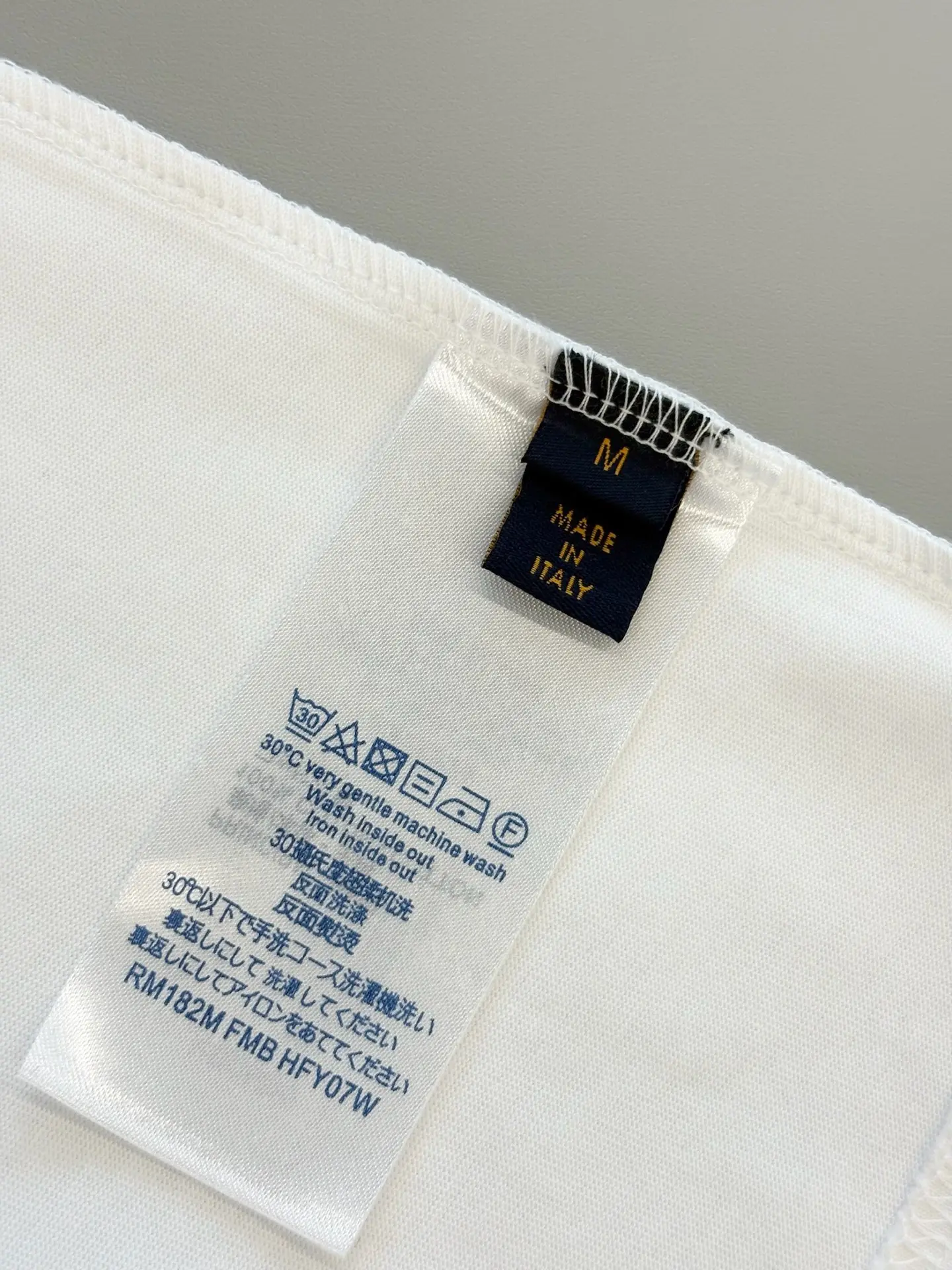 Embroidered Logo Cotton T-Shirt D13513764 — view 9