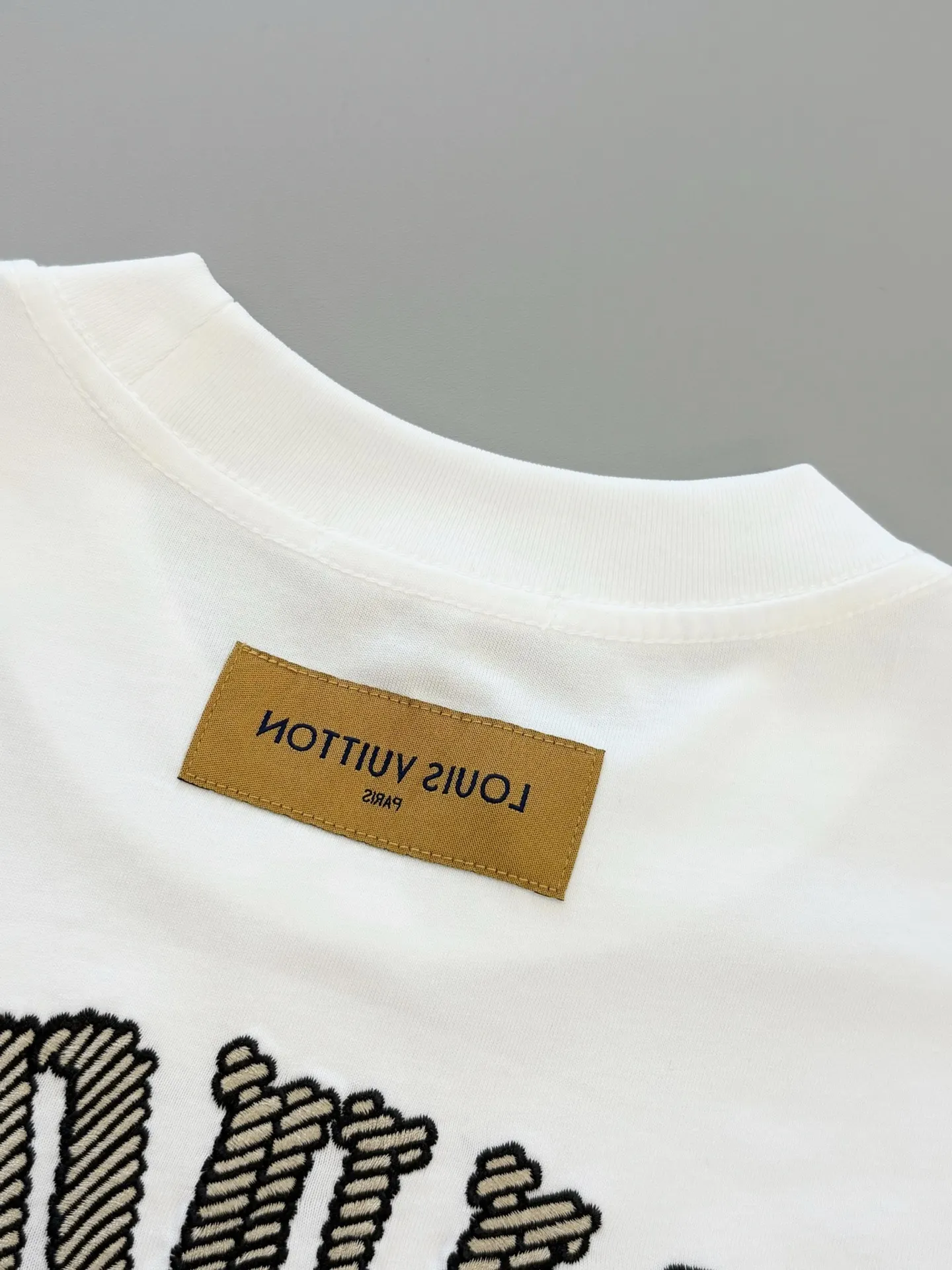 Embroidered Logo Cotton T-Shirt D13513792 — view 7