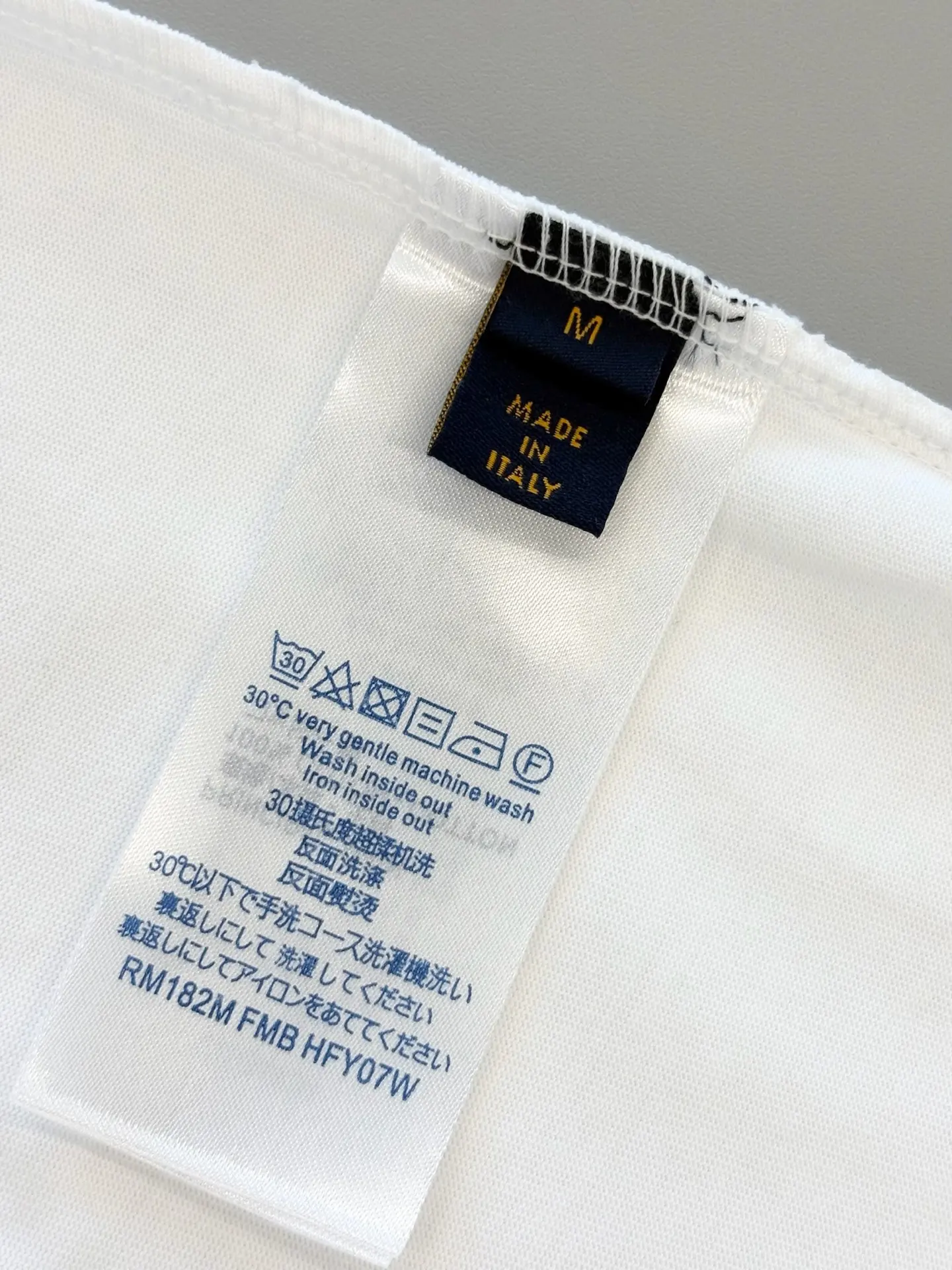 Embroidered Logo Cotton T-Shirt D13513792 — view 9