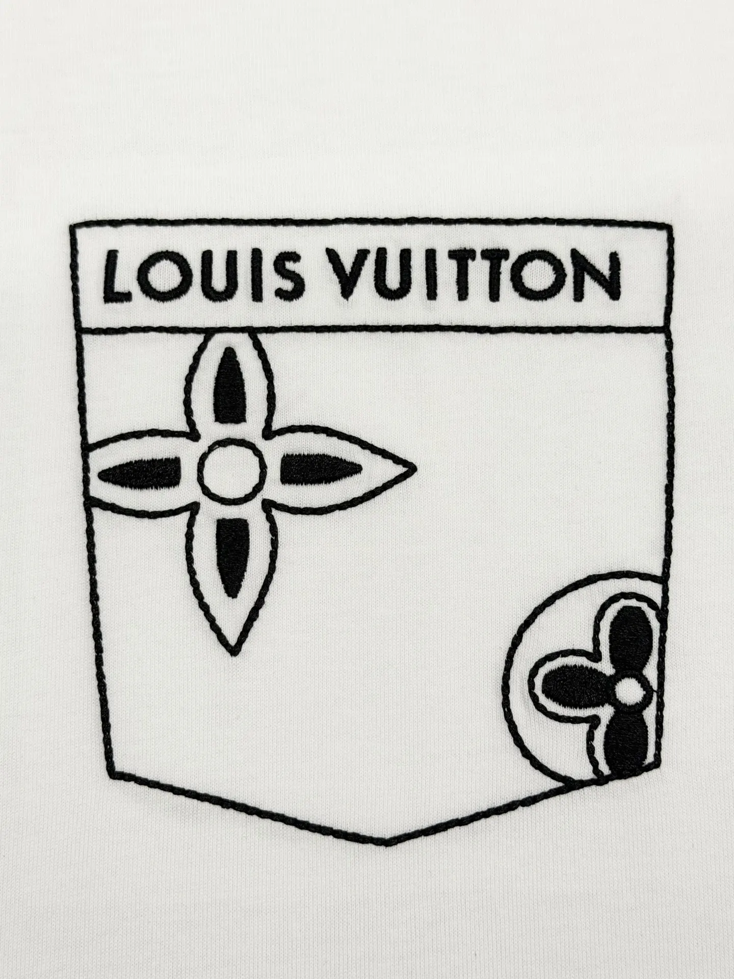 Embroidered Logo Cotton T-Shirt D13513780 — view 4