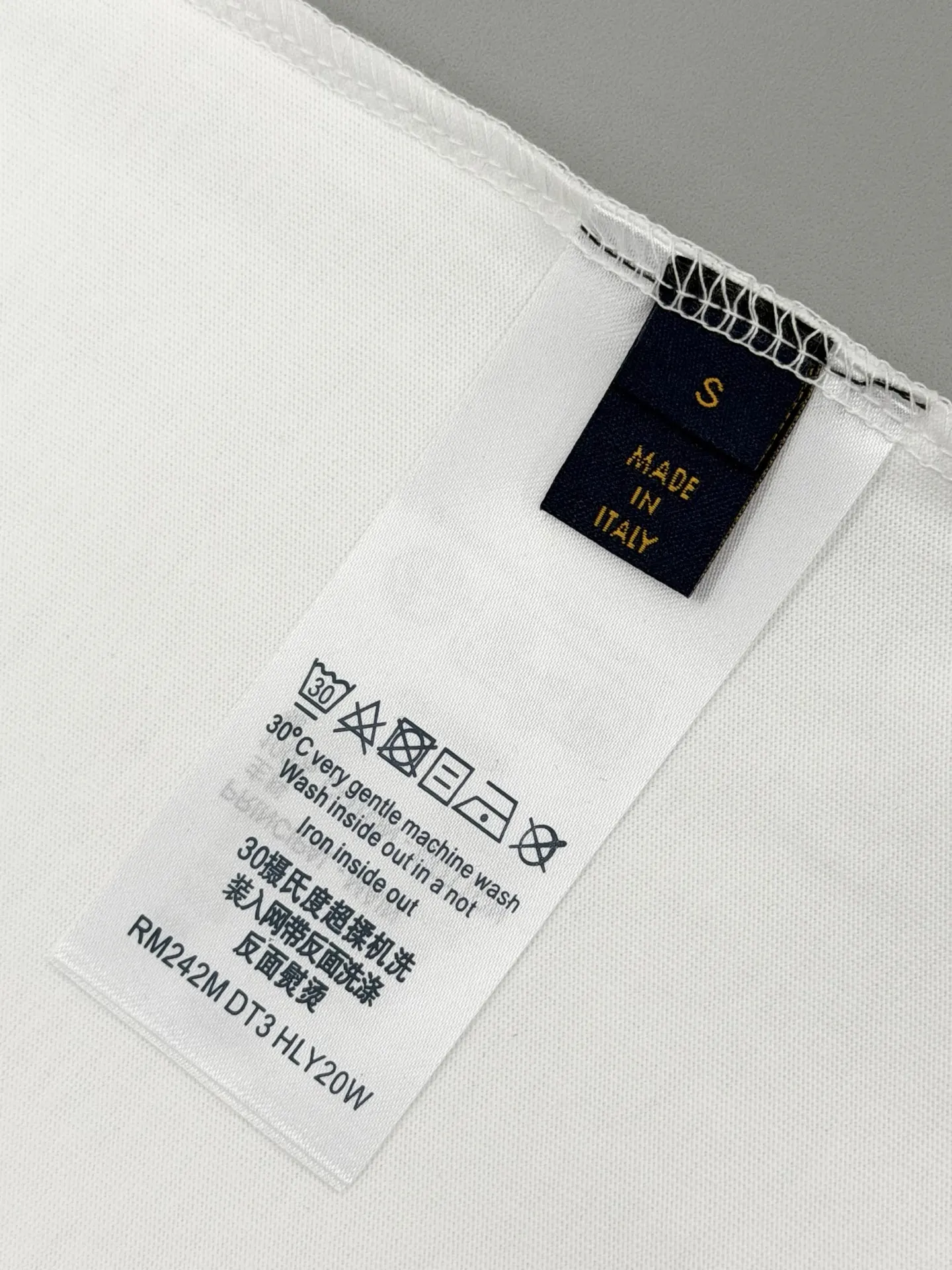 Embroidered Logo Cotton T-Shirt D13513758 — view 8