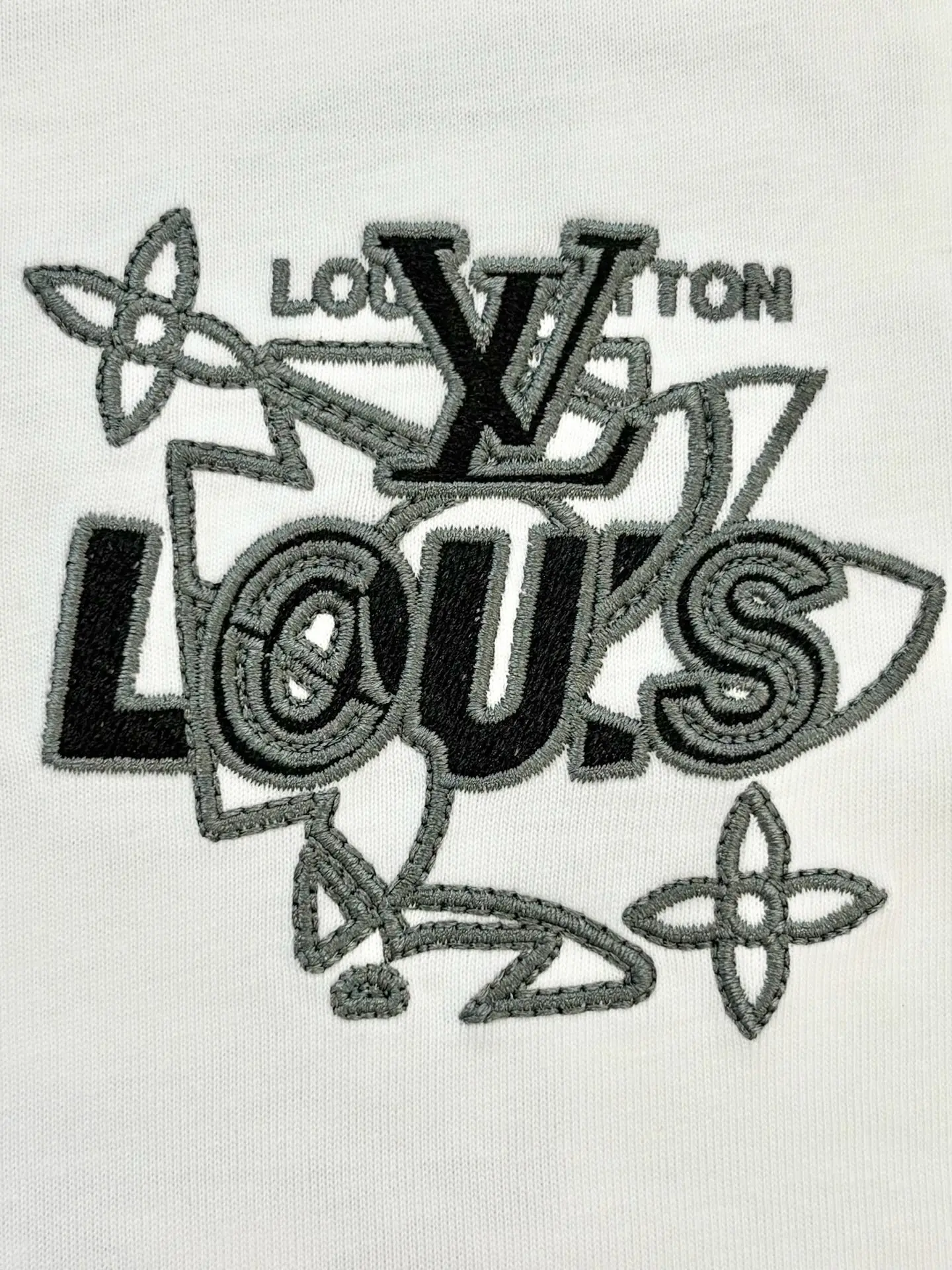 Embroidered Logo Cotton T-Shirt D13513760 — view 4