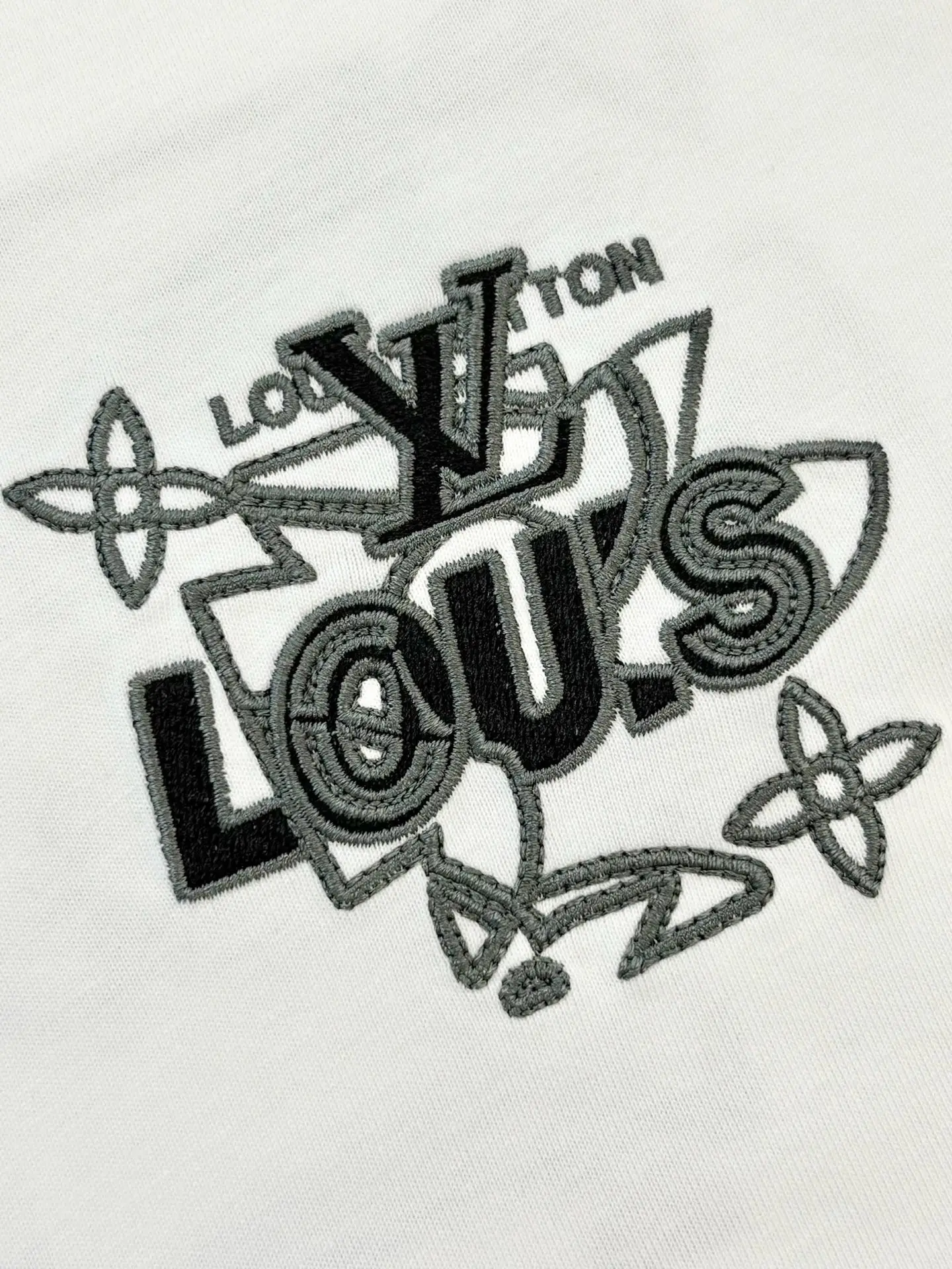 Embroidered Logo Cotton T-Shirt D13513760 — view 5