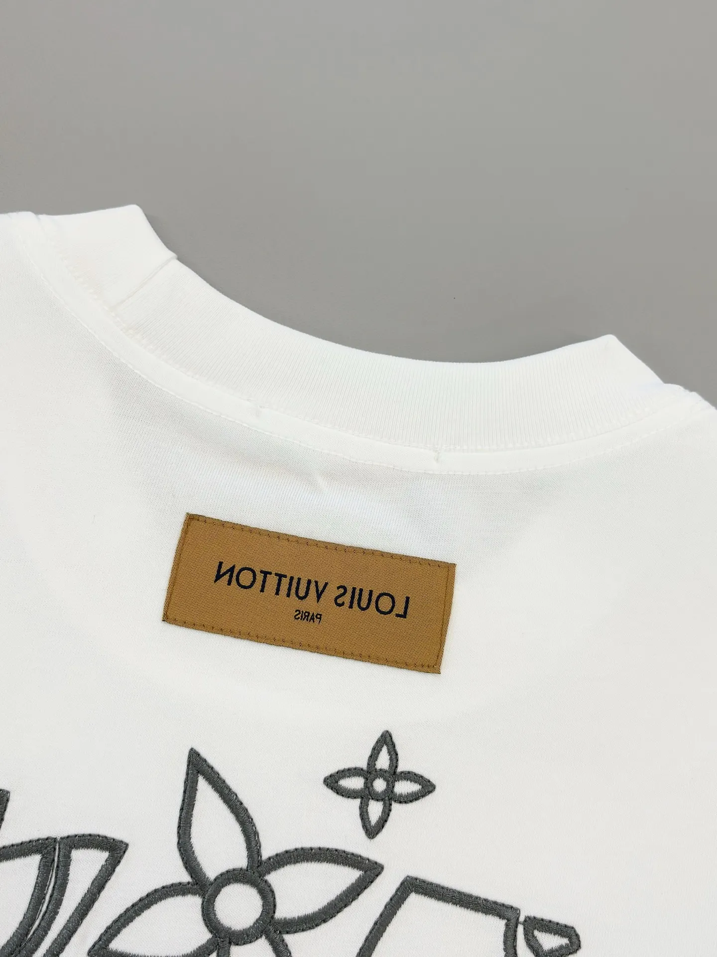Embroidered Logo Cotton T-Shirt D13513760 — view 7