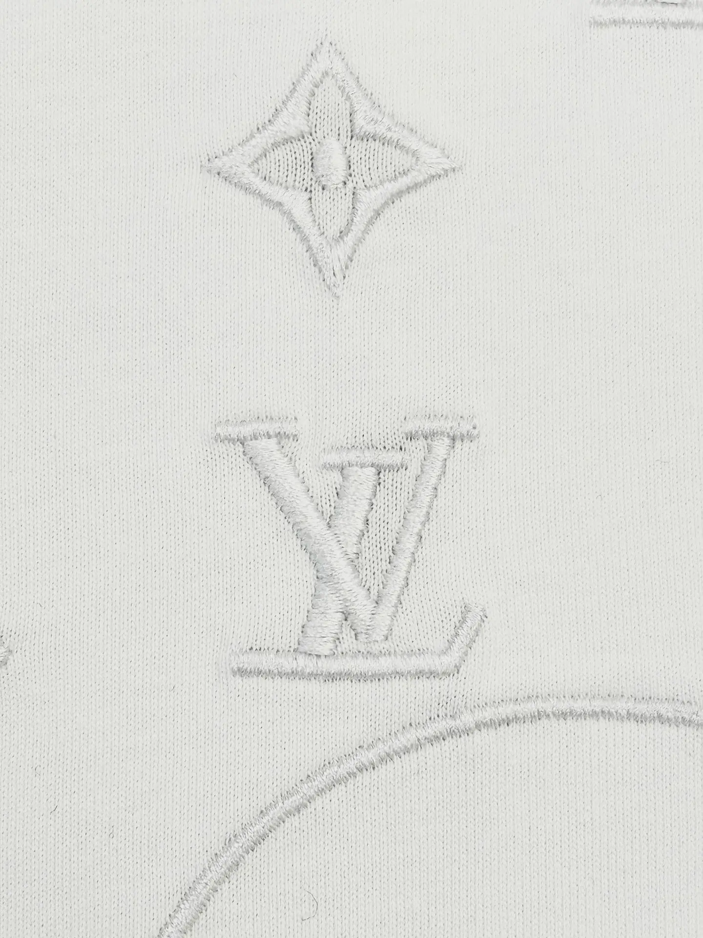 Monogram Embroidered Cotton T-Shirt D13513491 — view 5