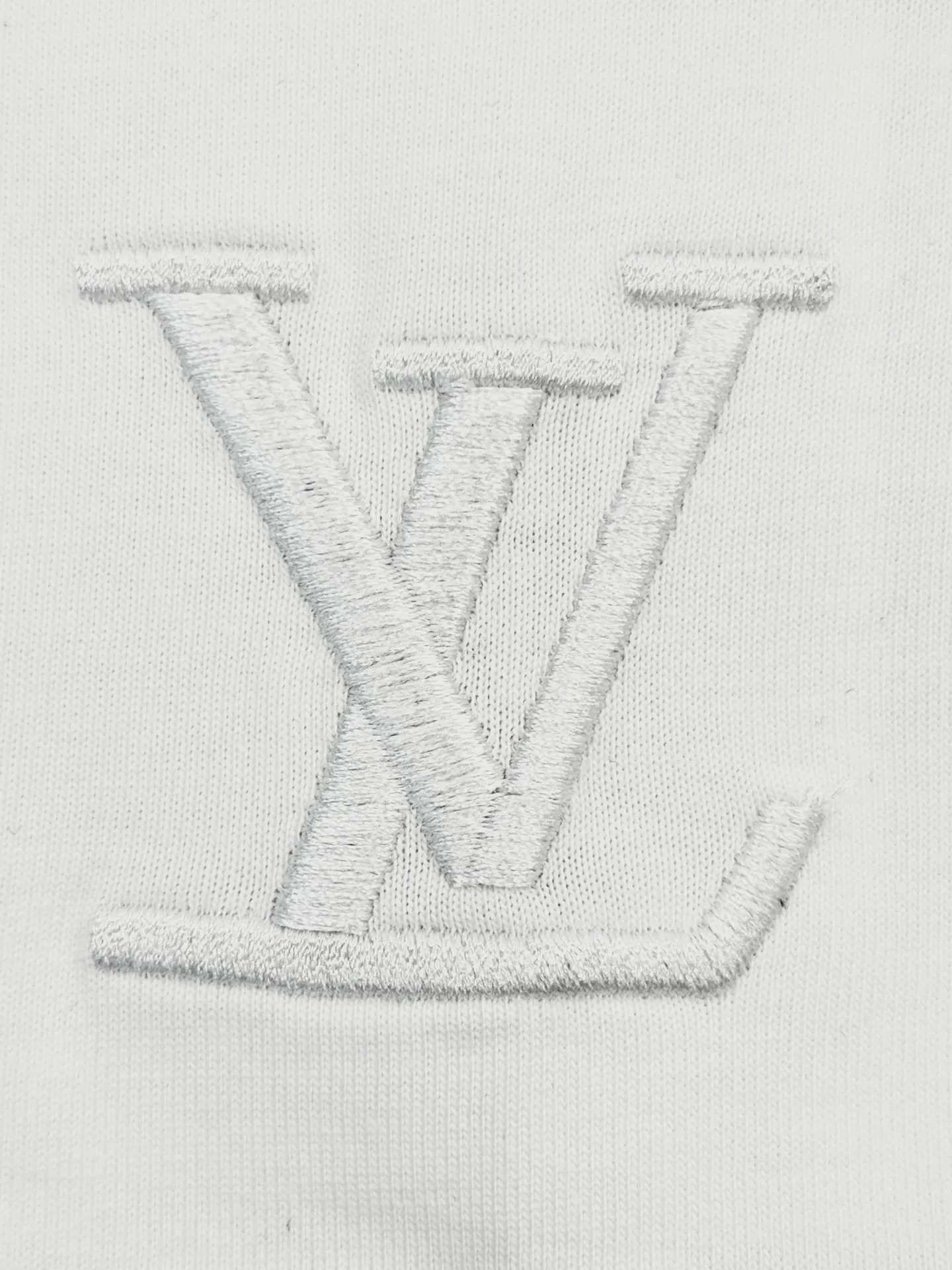 Monogram Embroidered Cotton T-Shirt D13513491 — view 6