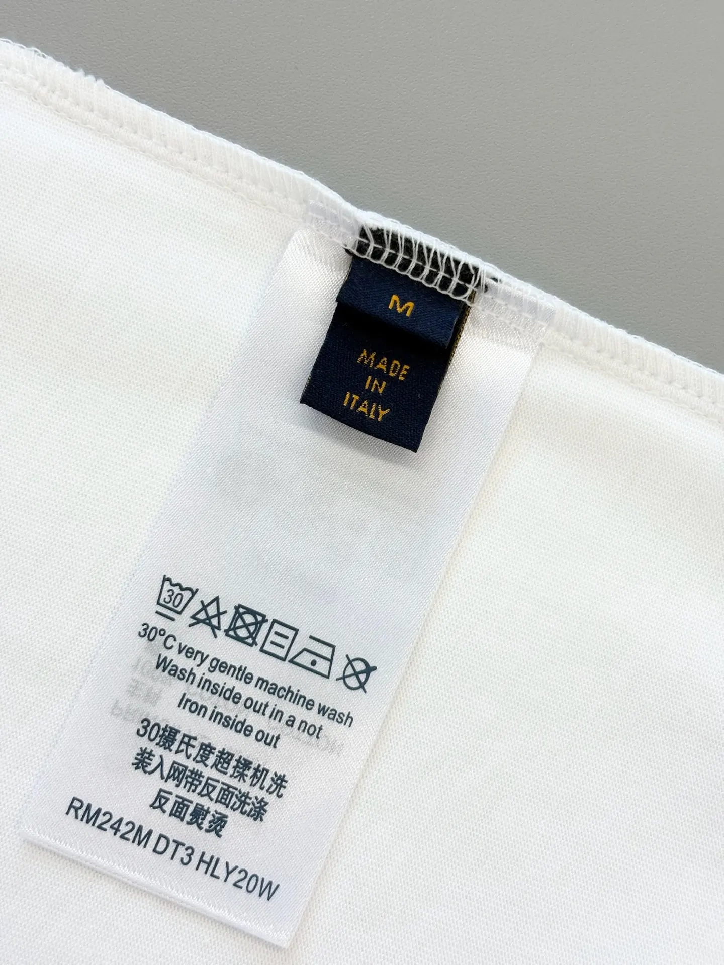Monogram Embroidered Cotton T-Shirt D13513491 — view 9