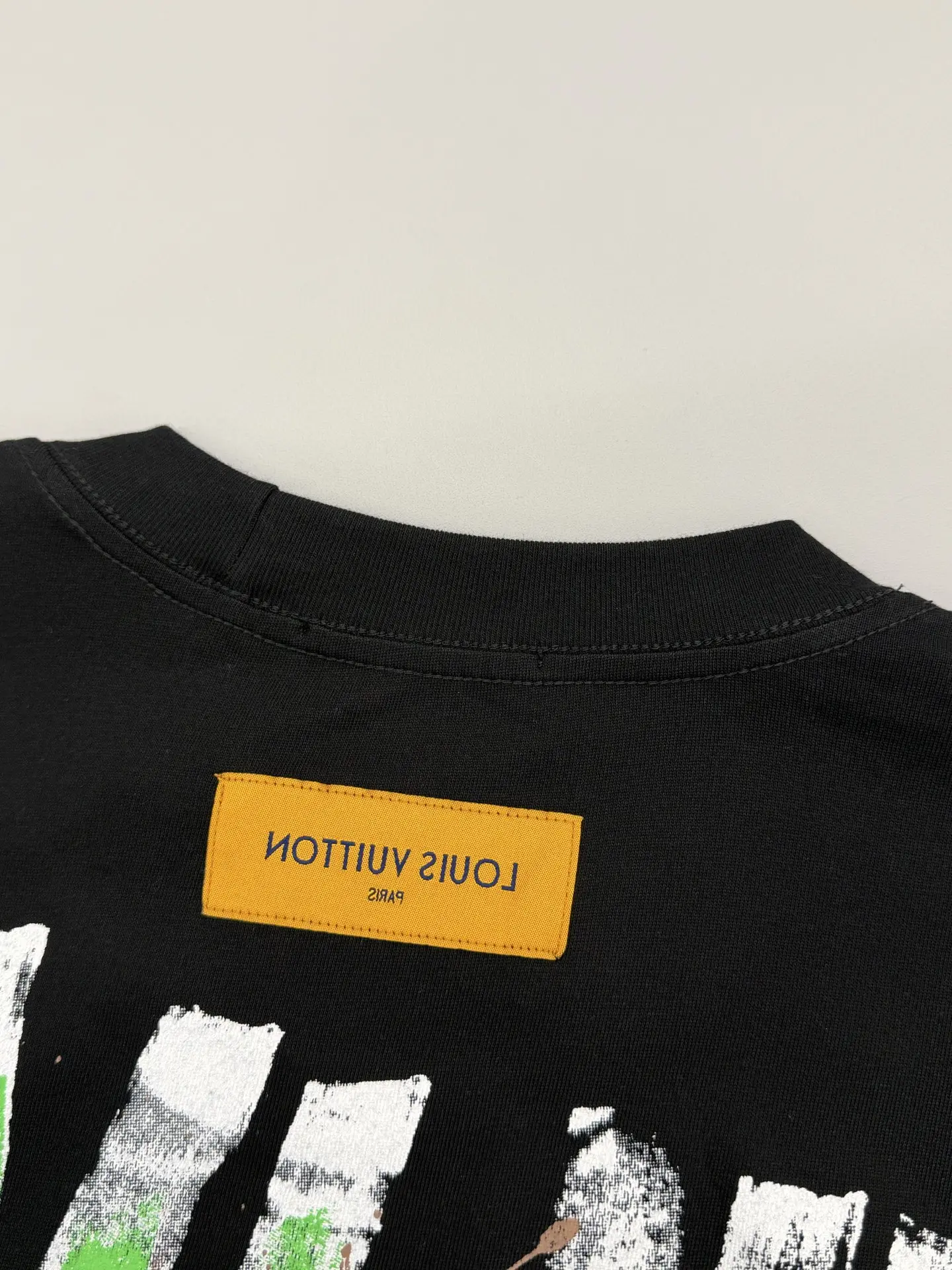 Hand-Painted Logo Crew-Neck T-Shirt D13513771 — view 6