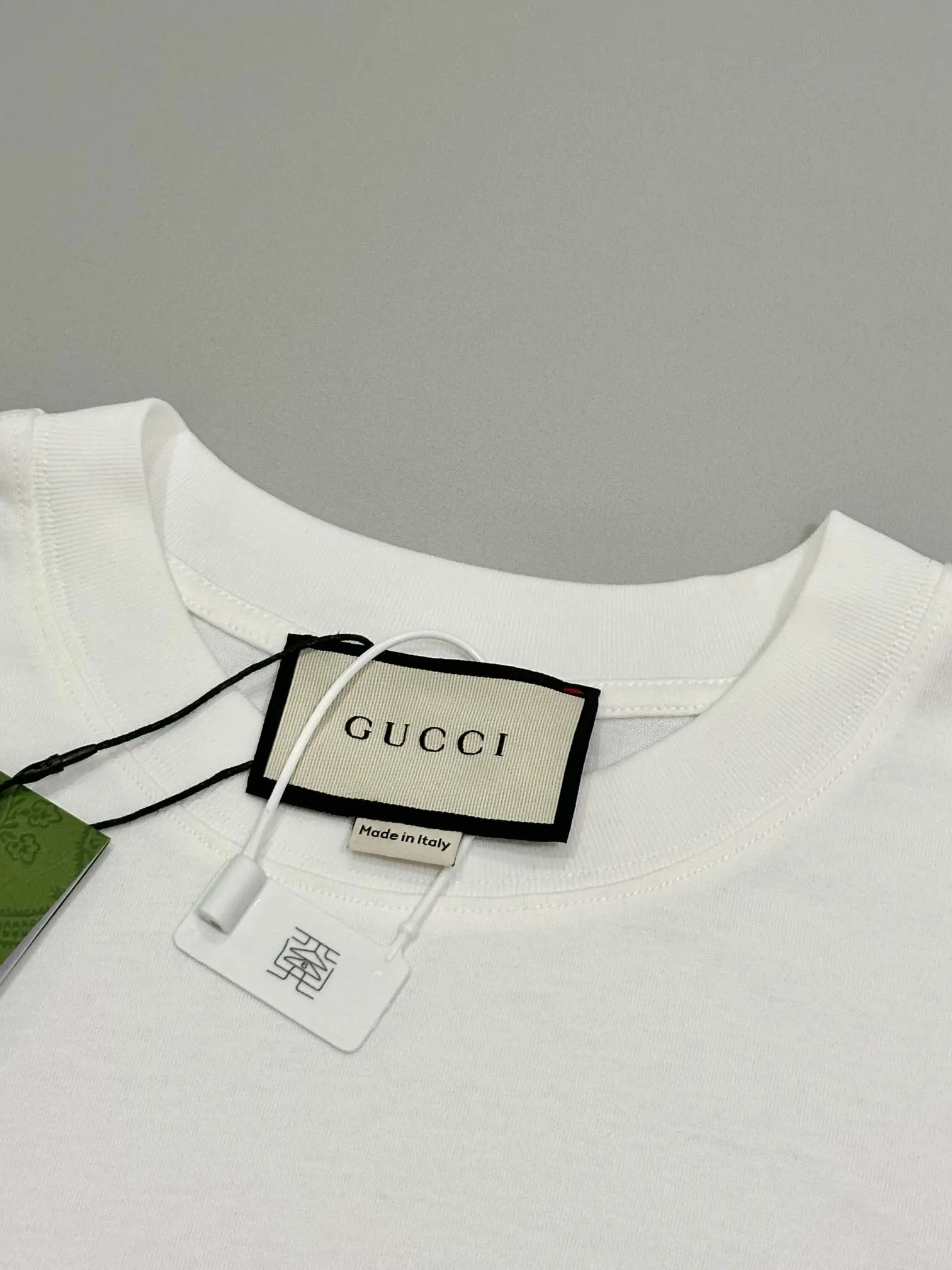 Logo Embroidered Web-Stripe Cotton T-Shirt D13513750 — view 3