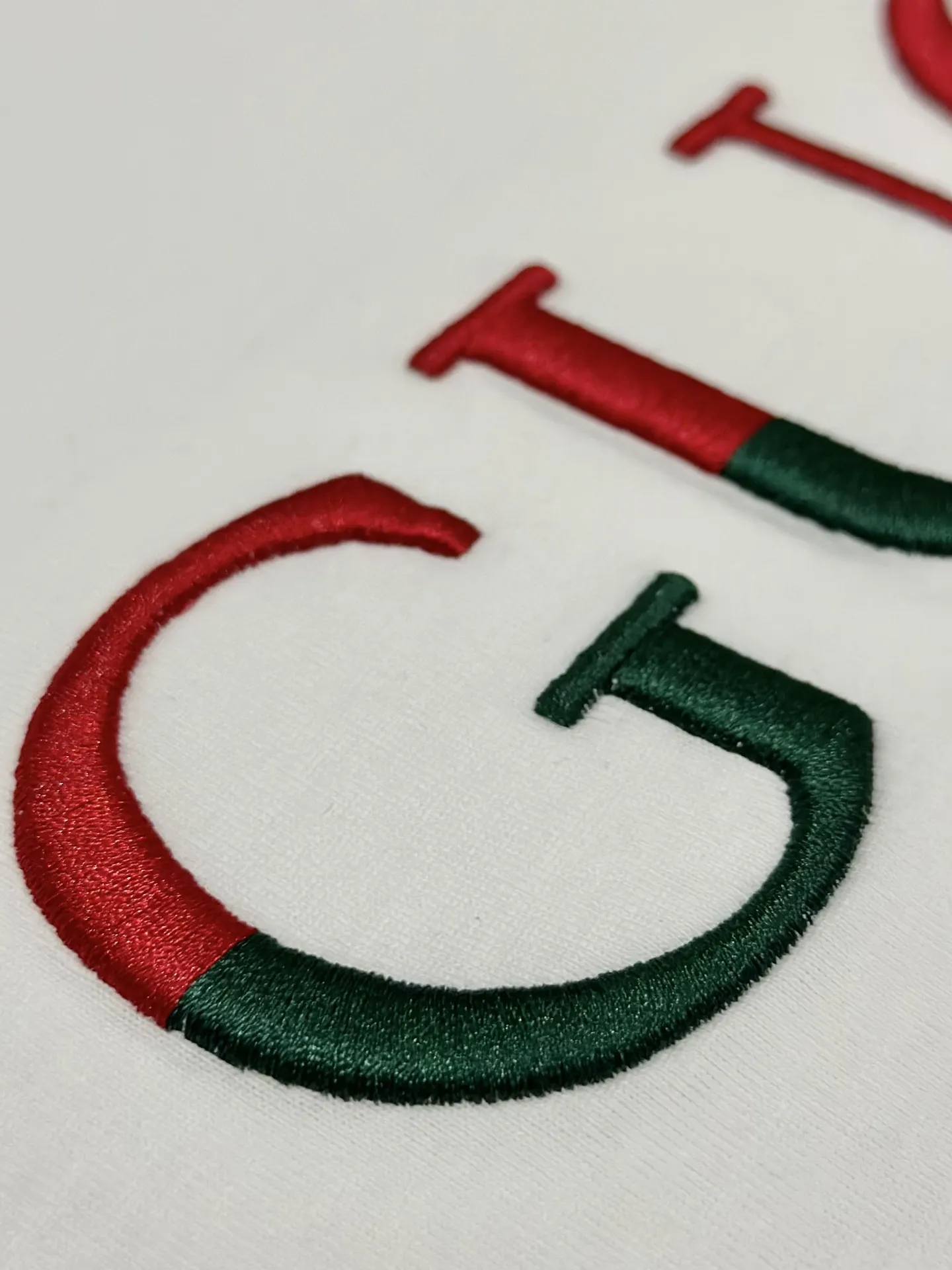 Logo Embroidered Web-Stripe Cotton T-Shirt D13513750 — view 5