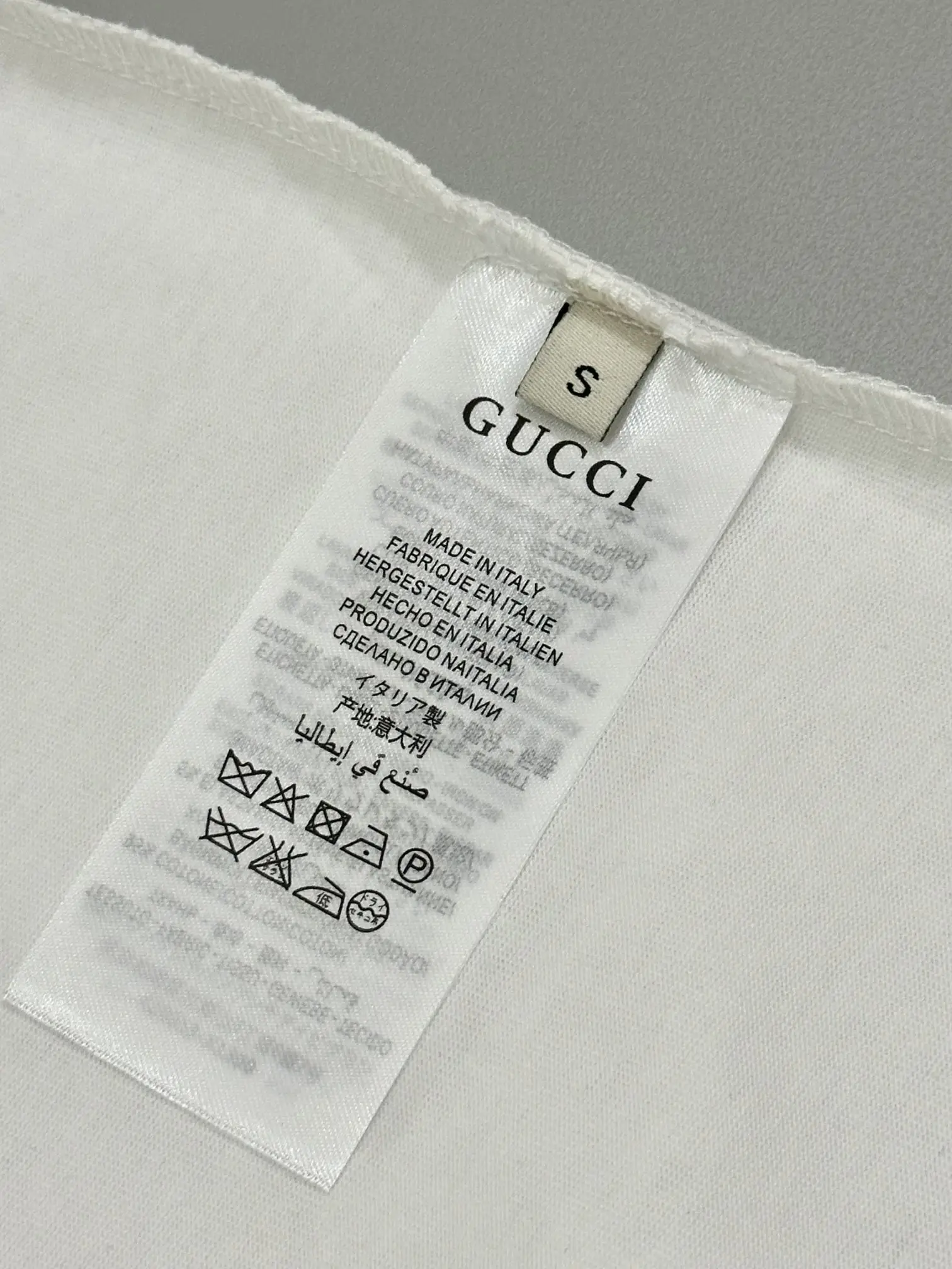 Logo Embroidered Web-Stripe Cotton T-Shirt D13513750 — view 6