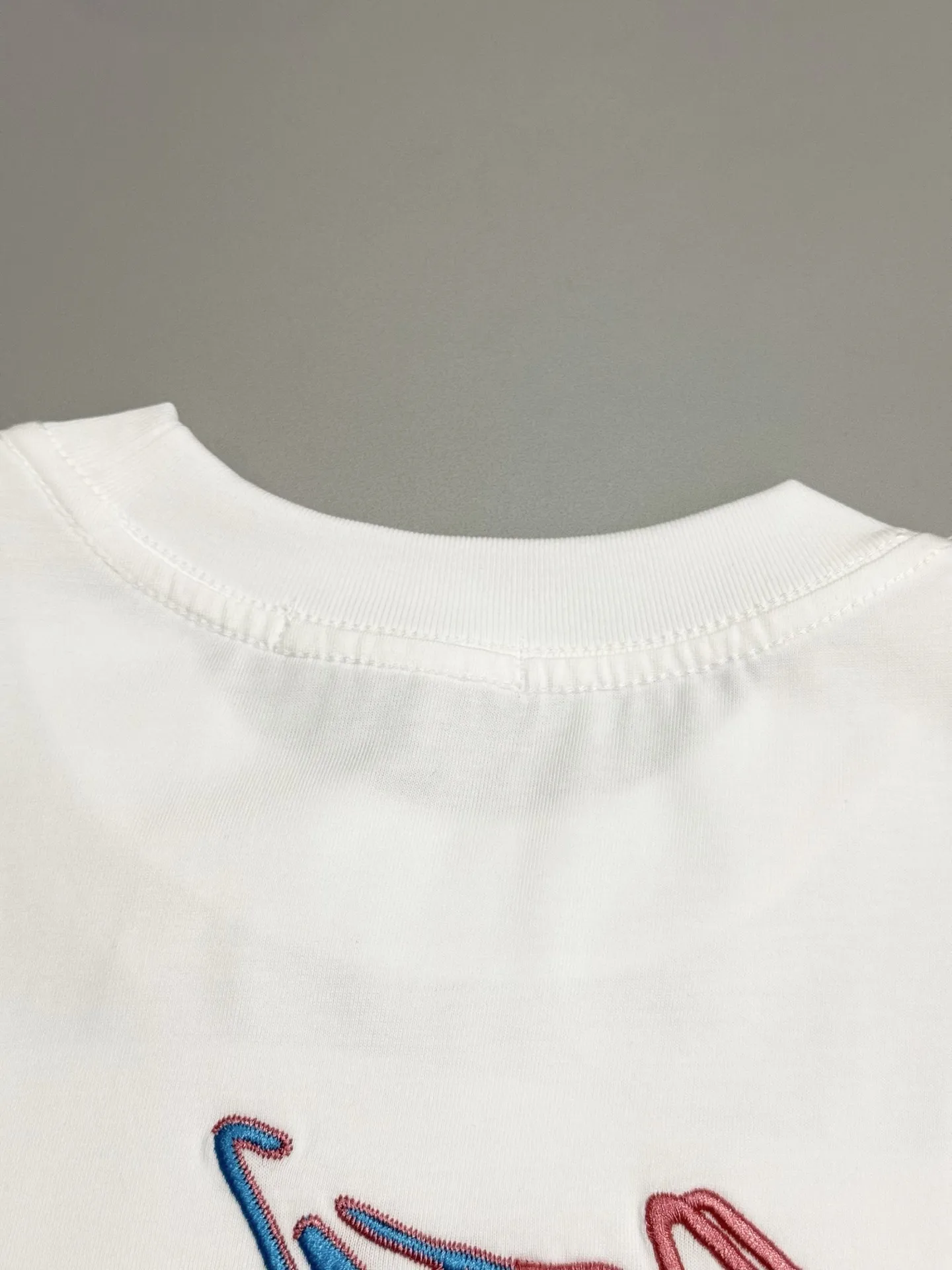 Gradient Bird Logo Cotton T-Shirt D13513756 — view 6