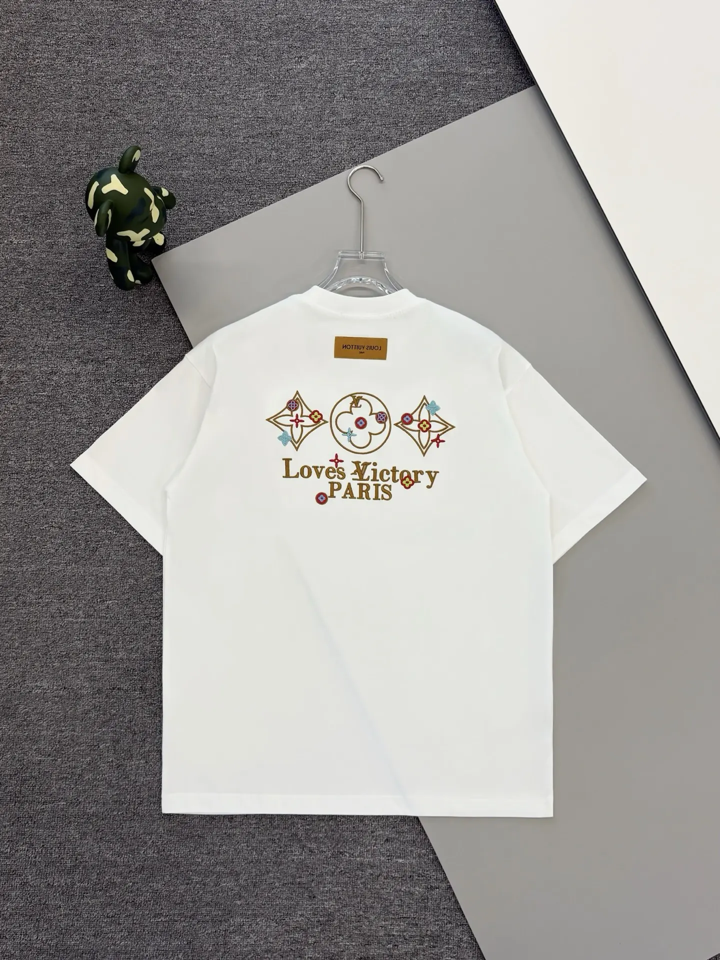 Embroidered Logo Cotton T-Shirt D13513802 — view 2