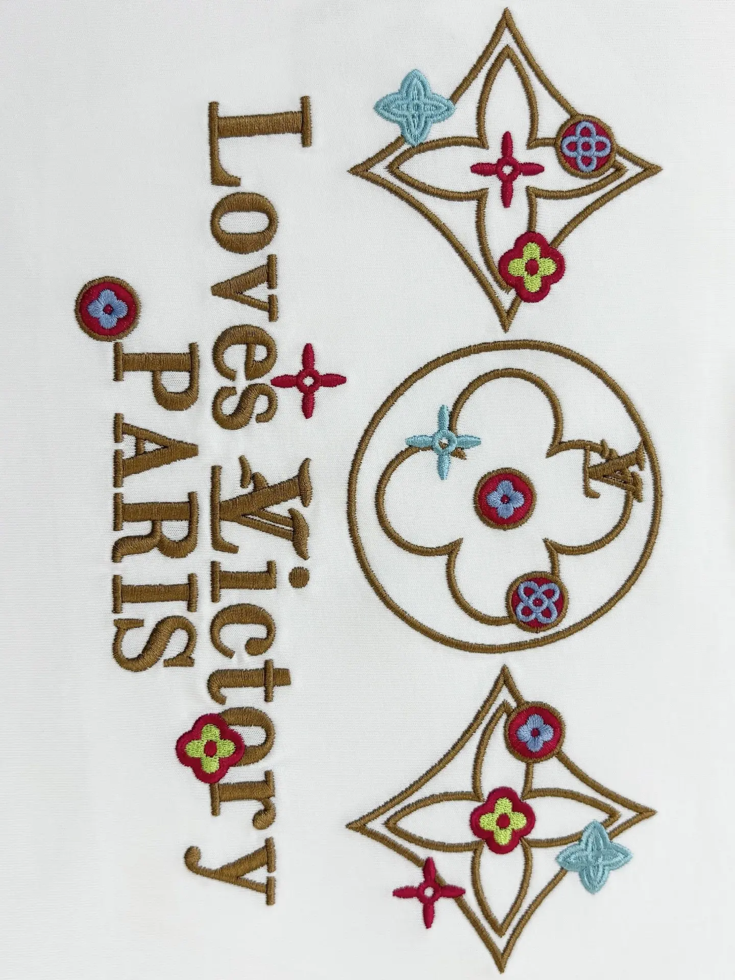 Embroidered Logo Cotton T-Shirt D13513802 — view 6