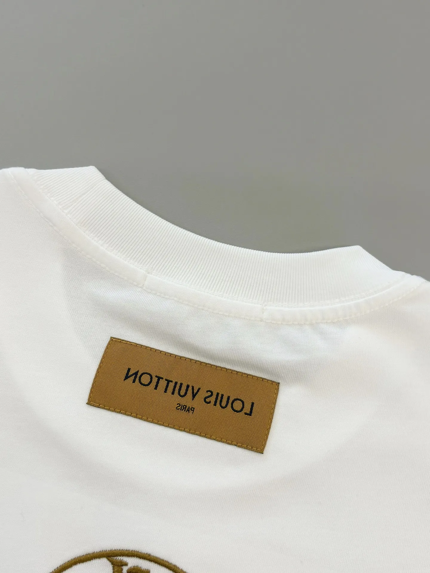 Embroidered Logo Cotton T-Shirt D13513802 — view 7