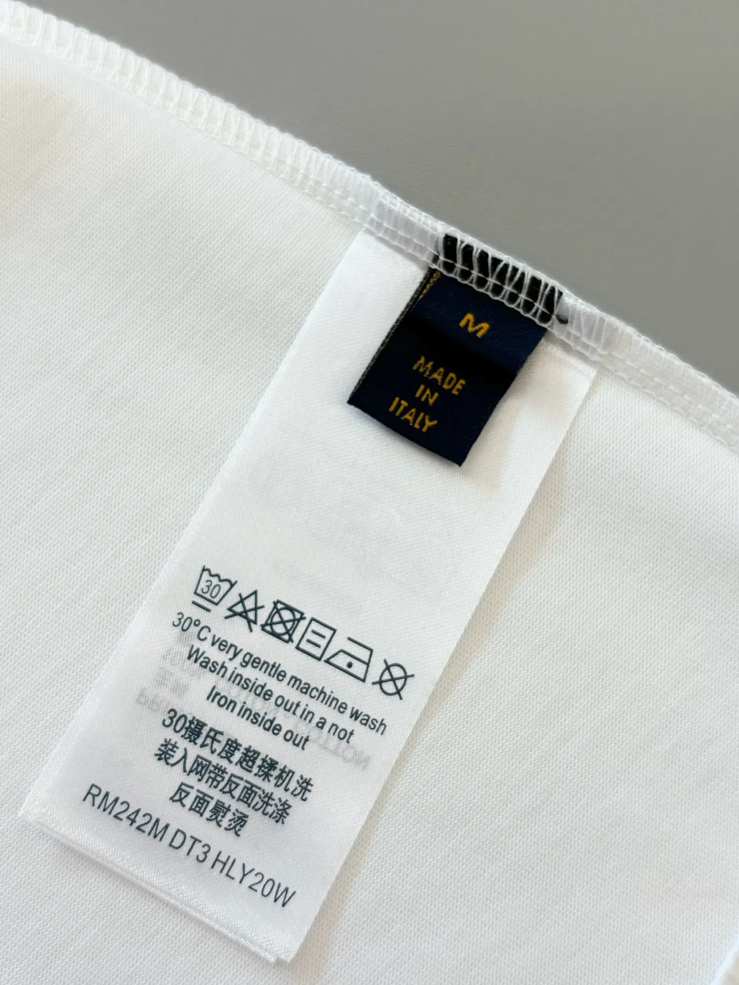 Embroidered Logo Cotton T-Shirt D13513802 — view 9