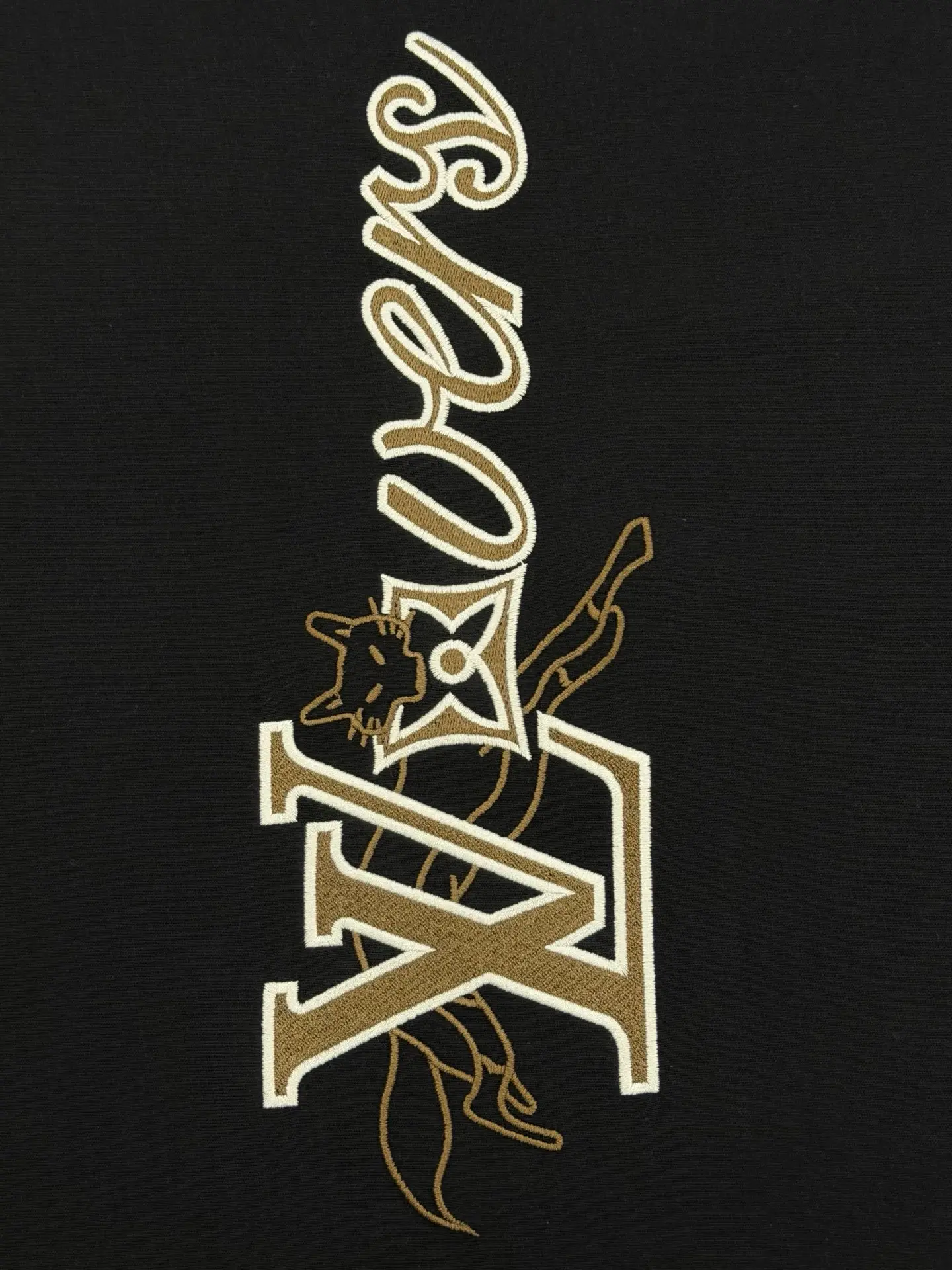 LV Lovers Fox Embroidered Cotton T-Shirt D13513777 — view 4