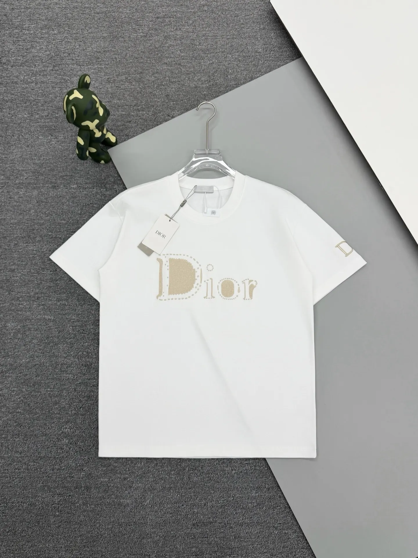 Logo Embroidered Heavyweight Cotton T-Shirt D13513778