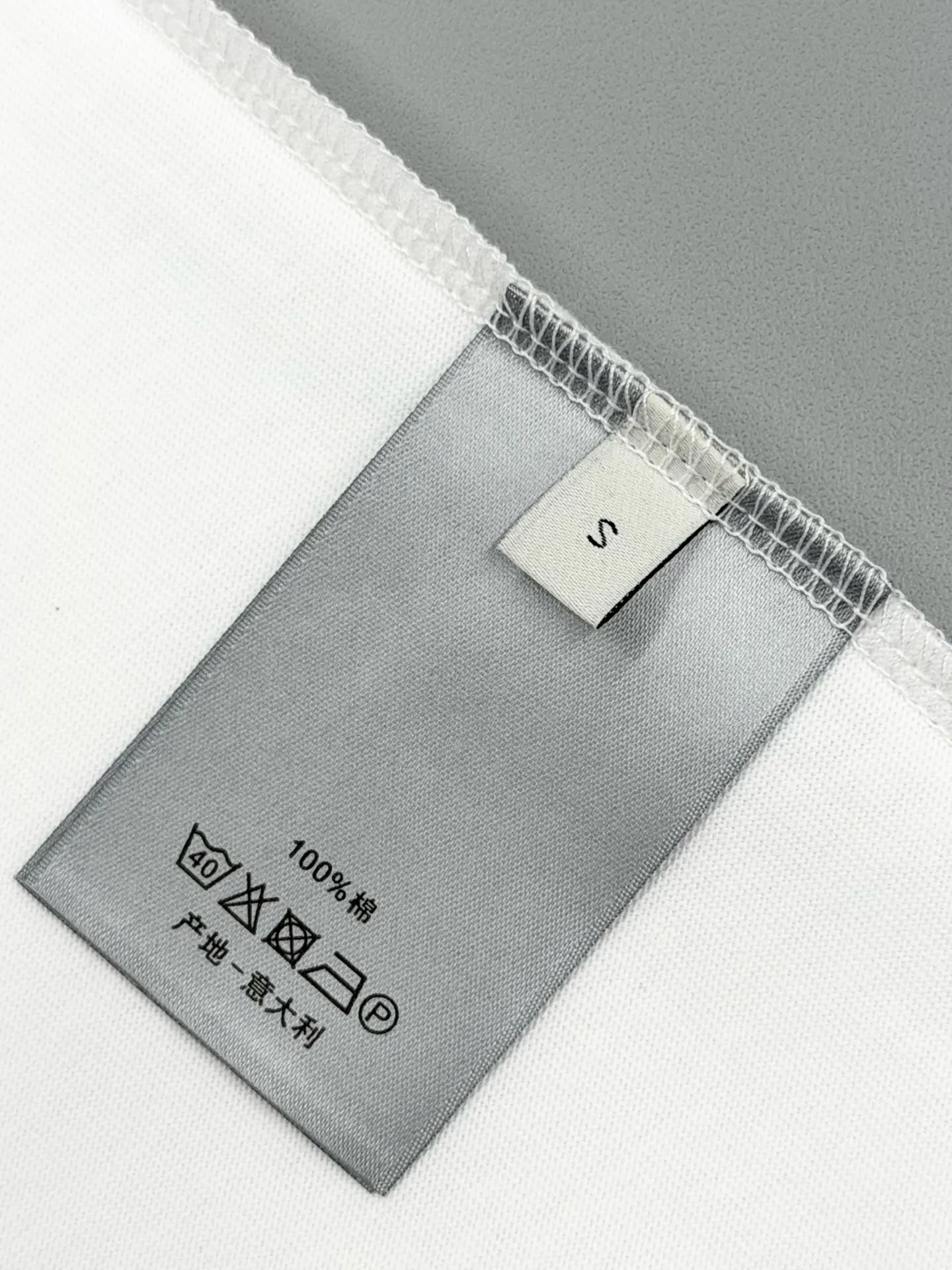 Logo Embroidered Heavyweight Cotton T-Shirt D13513778 — view 8
