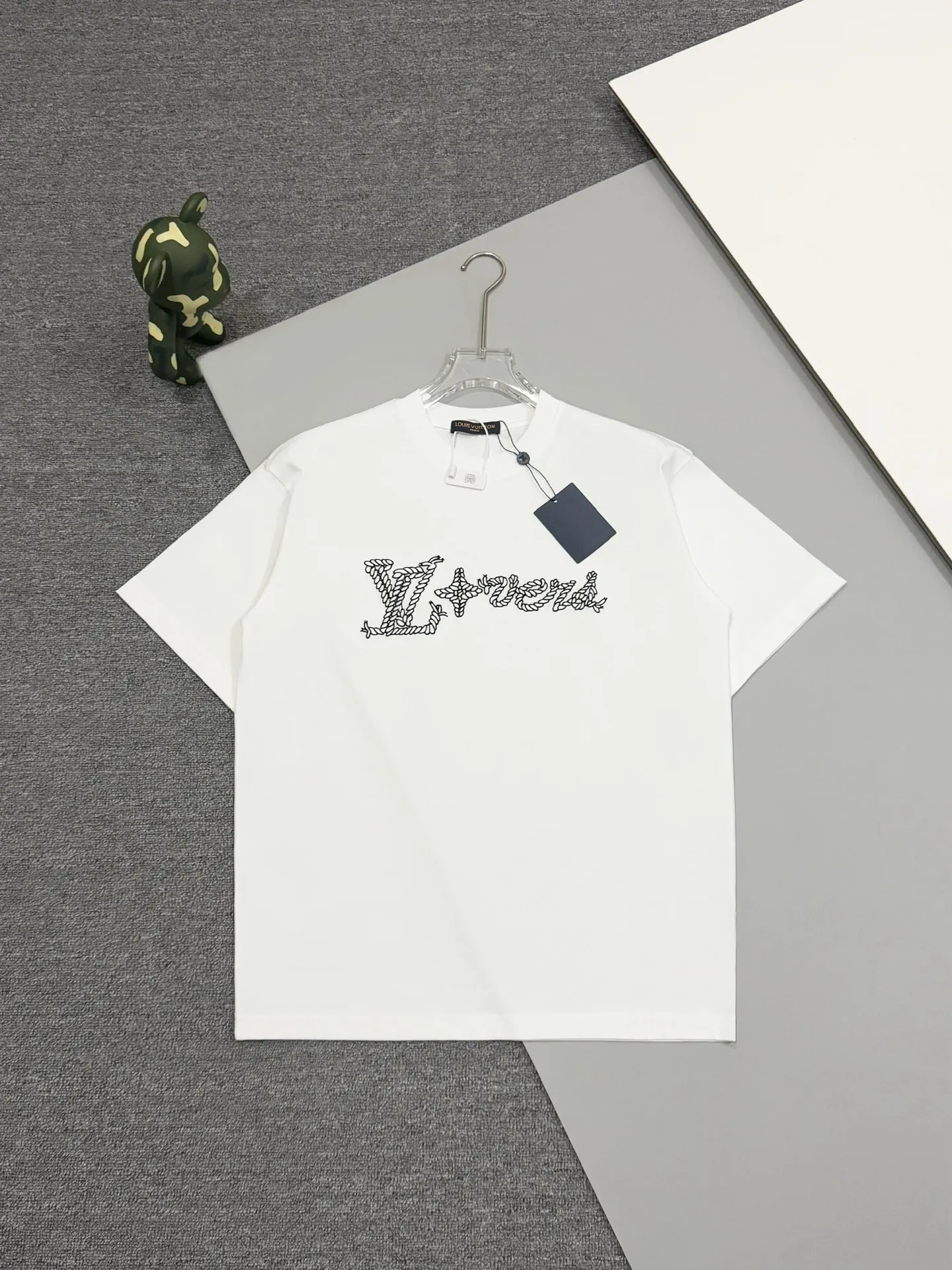 Embroidered Signature Oversized T-Shirt D13513666