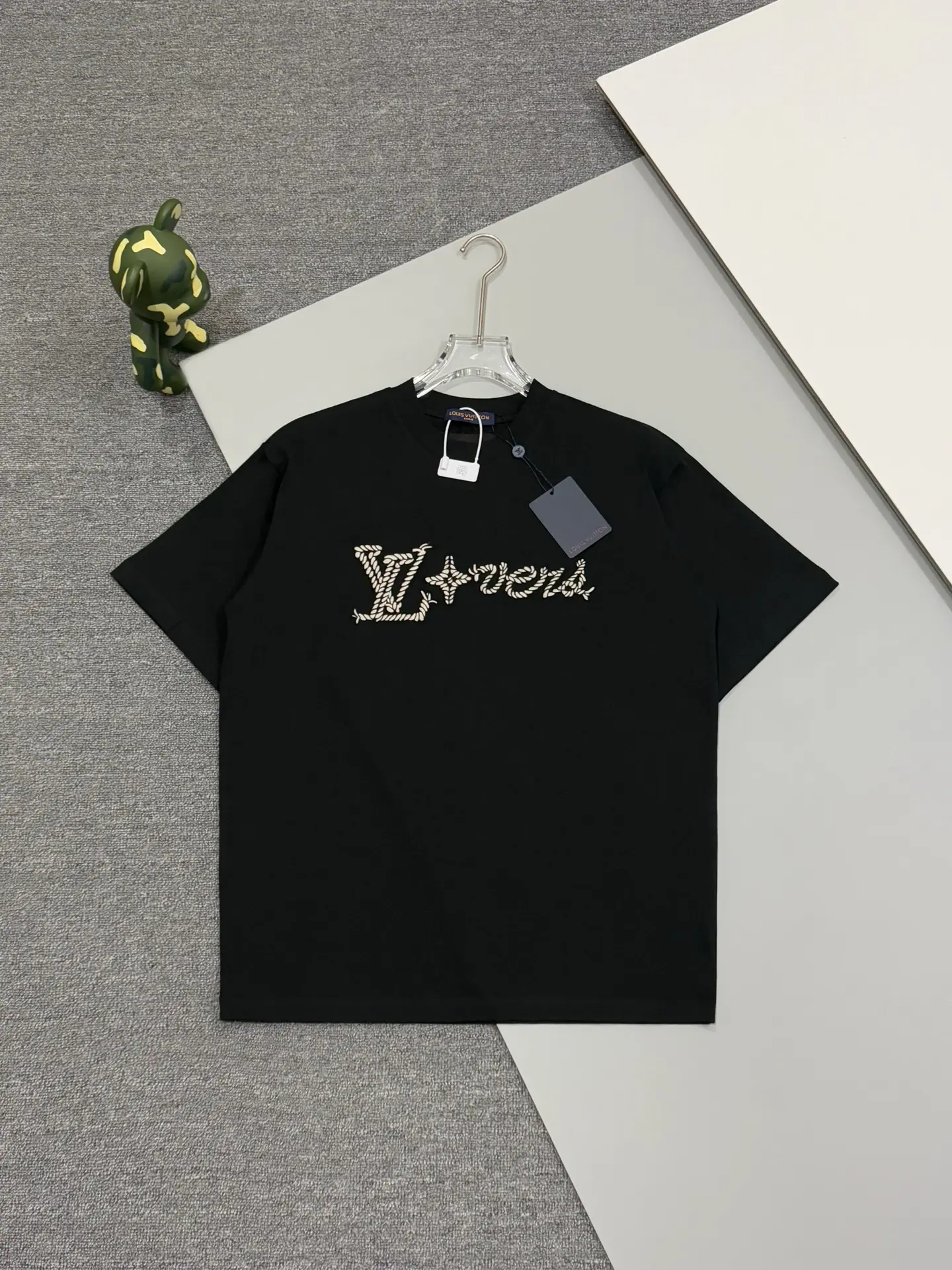 Embroidered Signature Oversized Cotton T-Shirt D13513667