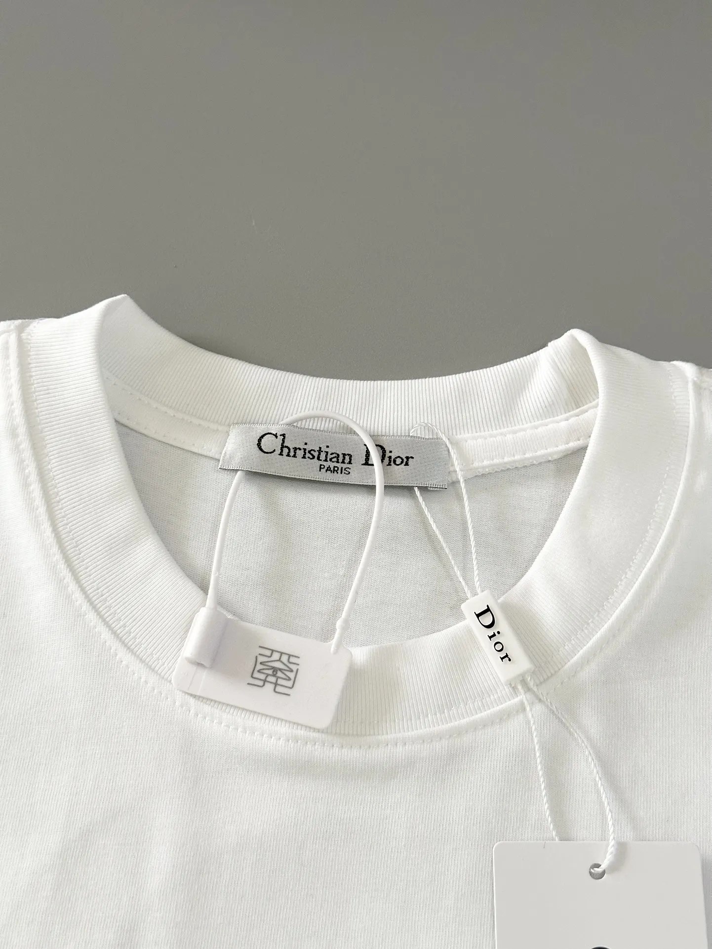 Logo Appliqué Cotton Jersey T-Shirt D13513808 — view 3