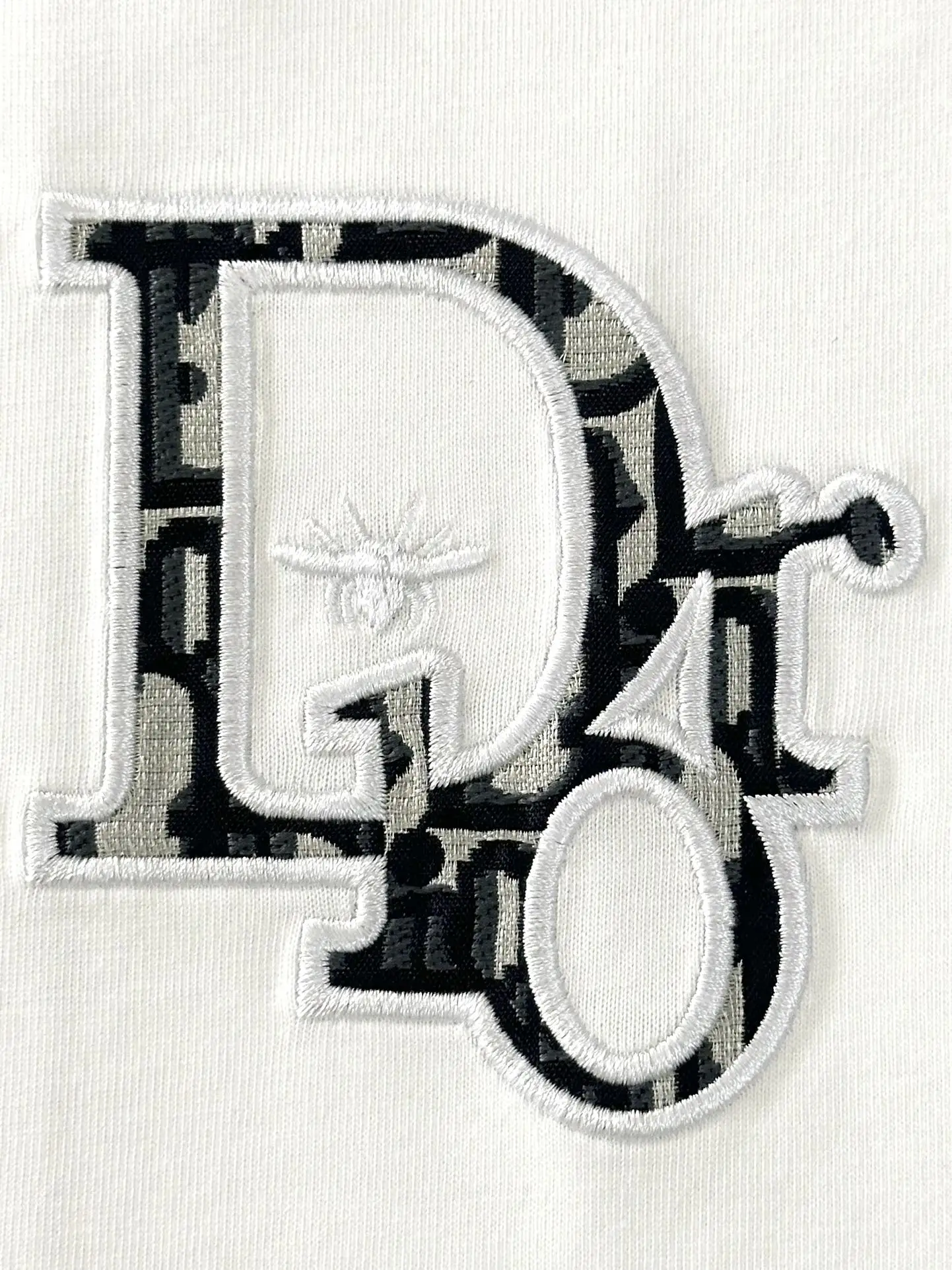 Logo Appliqué Cotton Jersey T-Shirt D13513808 — view 4