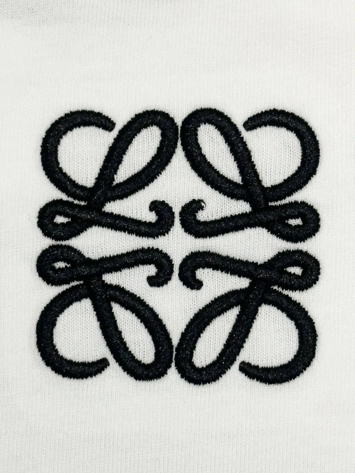 Anagram Logo Embroidered Cotton T-Shirt D13513668 — view 5