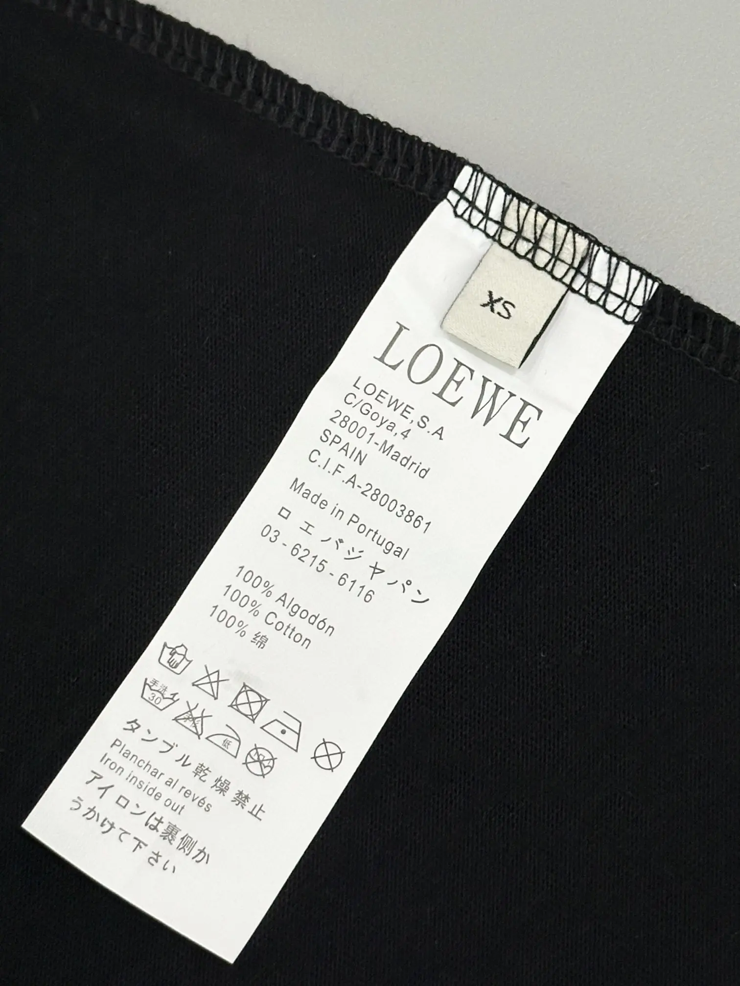 Anagram Embroidered Cotton T-Shirt D13513669 — view 7
