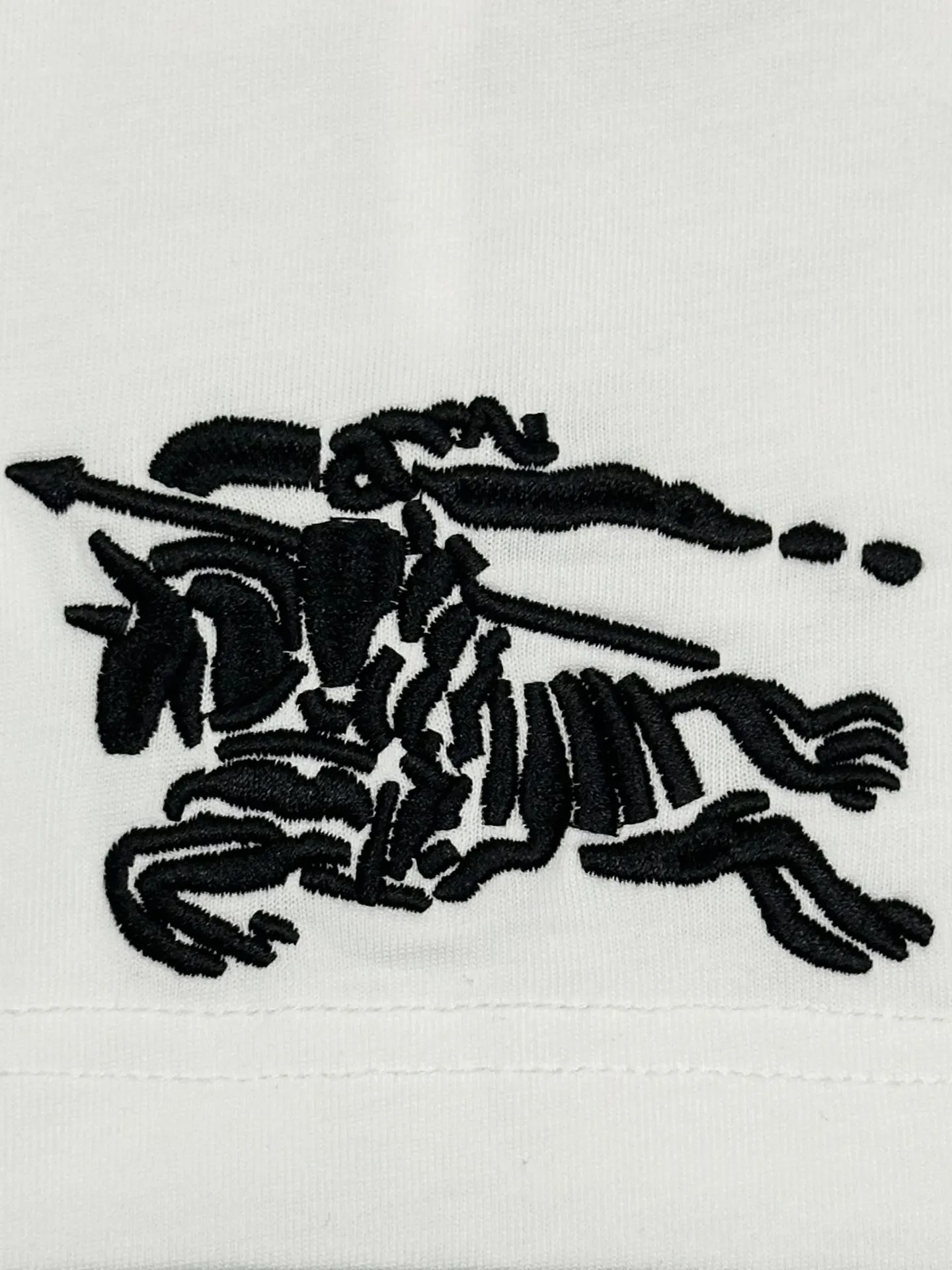 TB Monogram Embroidered Cotton T-Shirt D13513465 — view 6