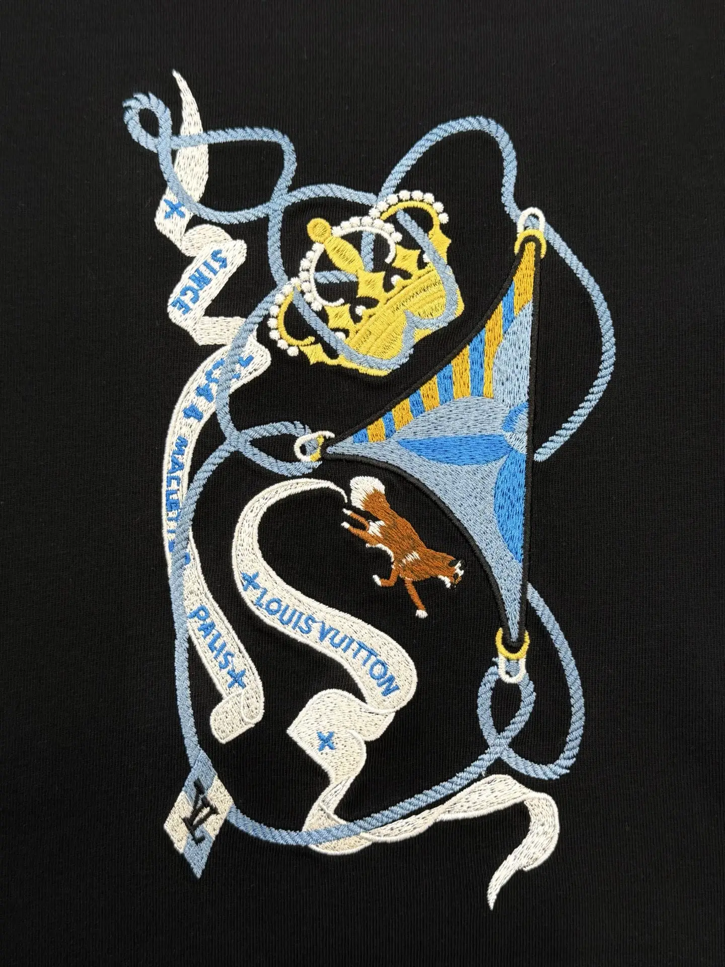 Embroidered Crown Logo Cotton T-Shirt D14013645 — view 6