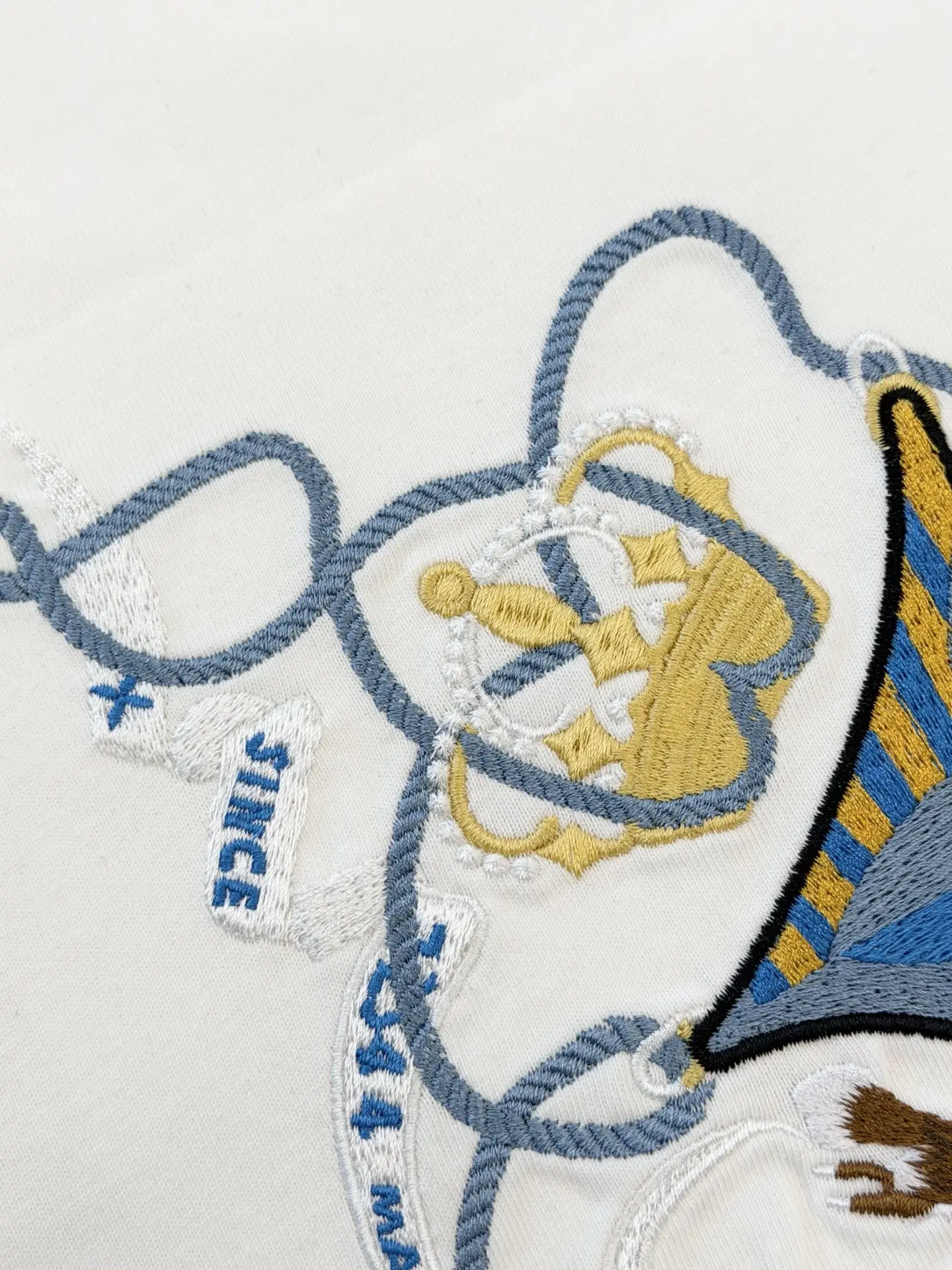 Embroidered Crown Logo Cotton T-Shirt D14013644 — view 6