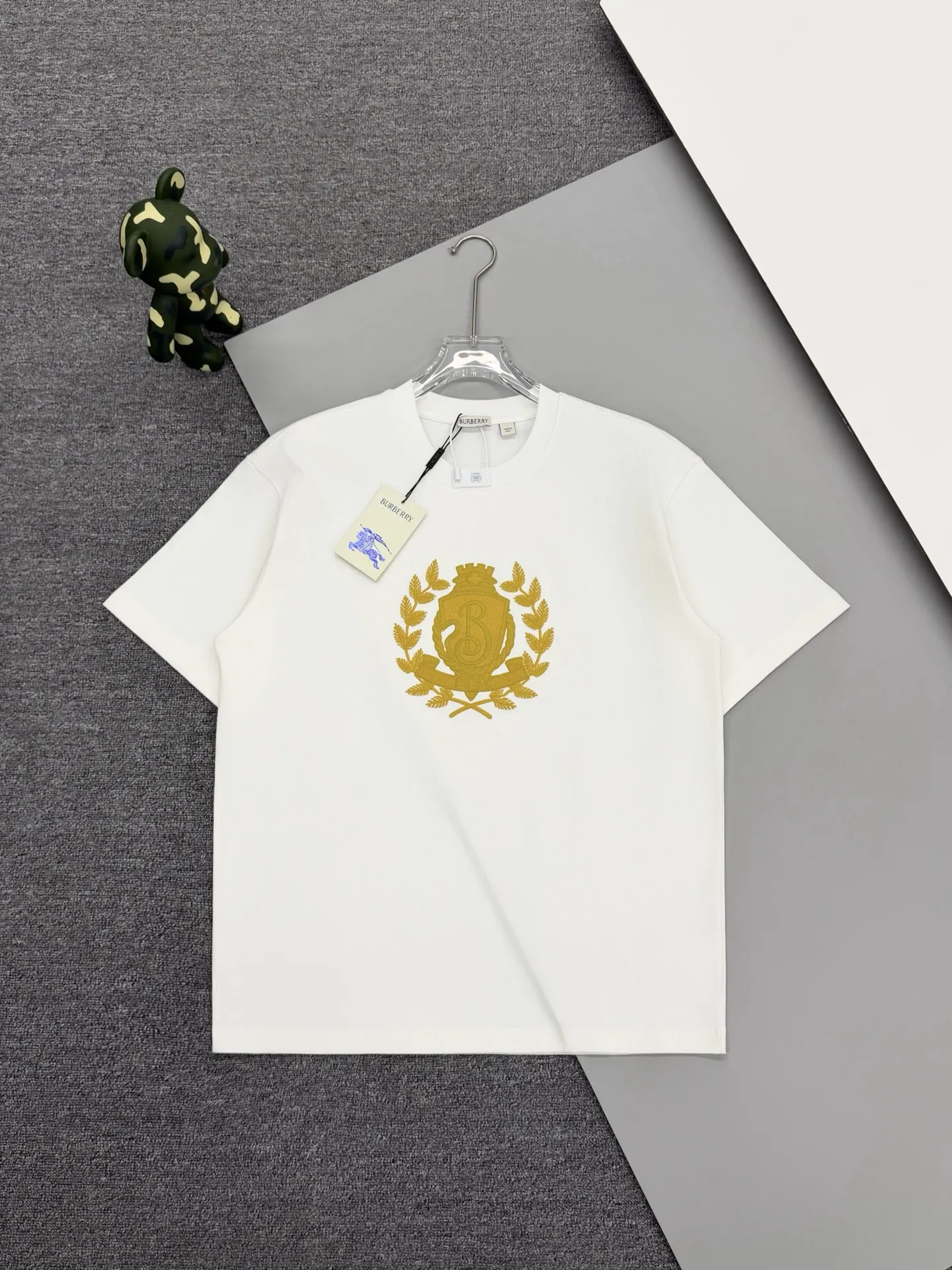 Embroidered Crest Cotton T-Shirt D14013479
